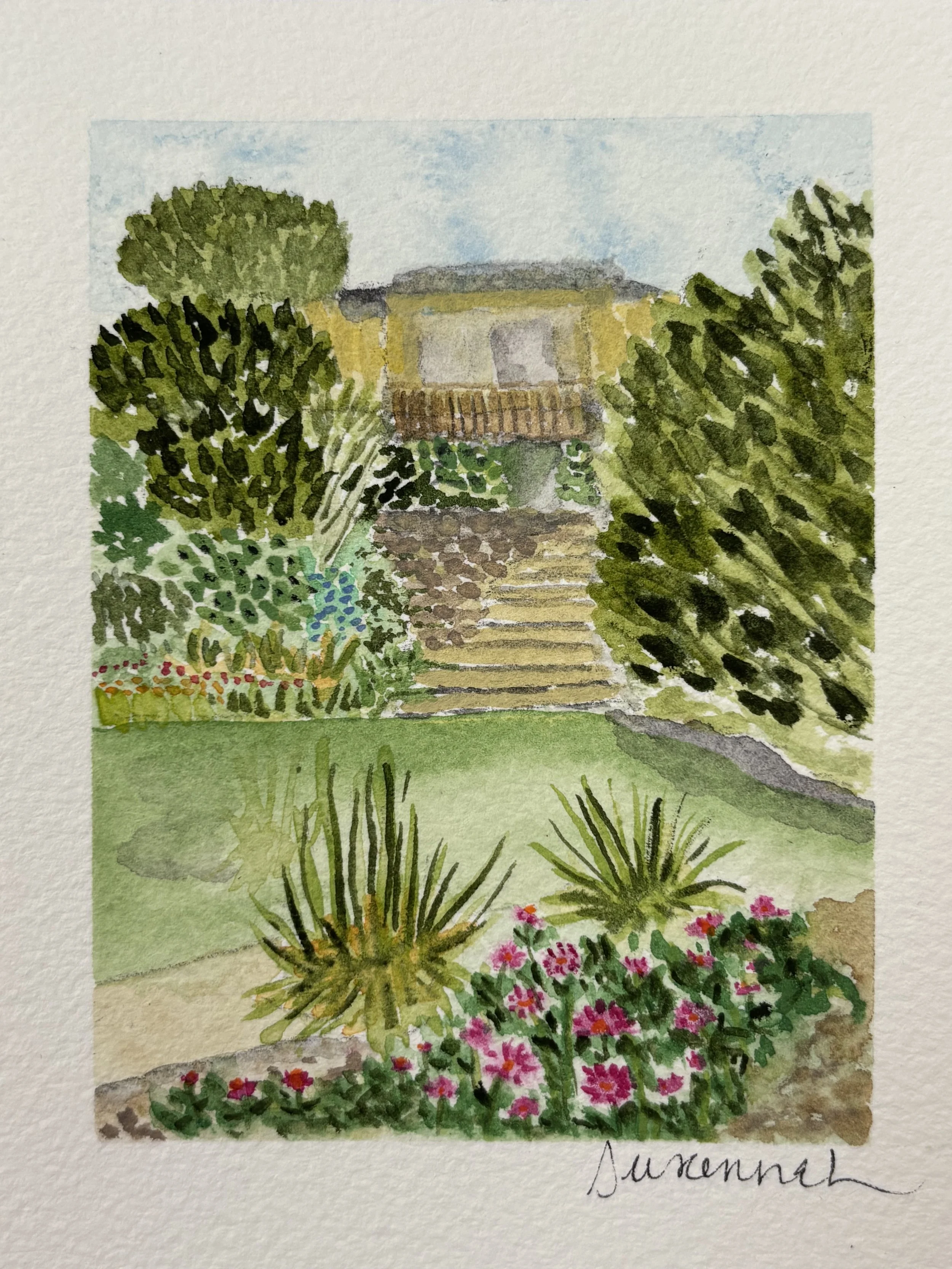 Secret Marfa Garden - 4x5,  $125,  Available