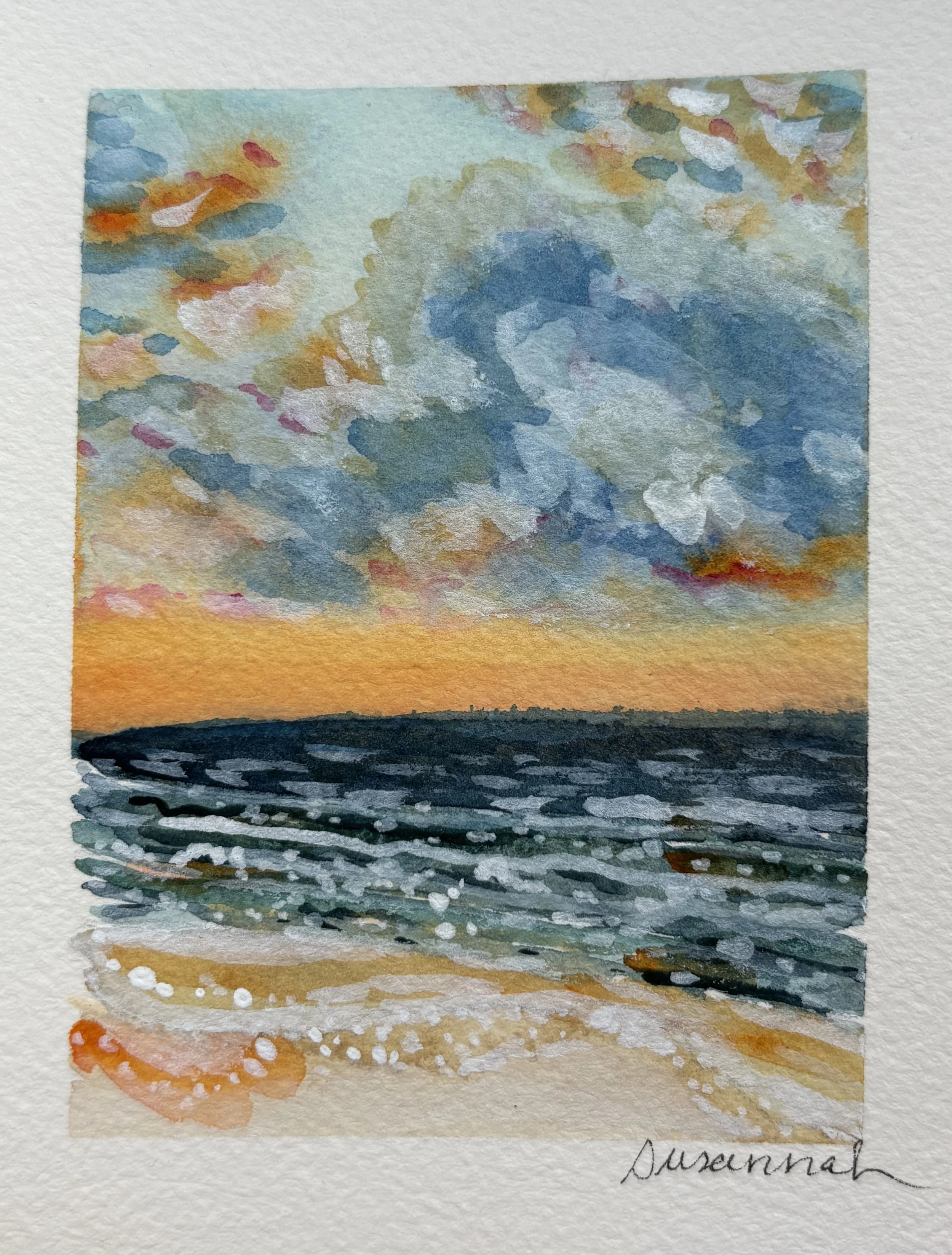 Beach Serenity - 4x5,  $125,  Sold