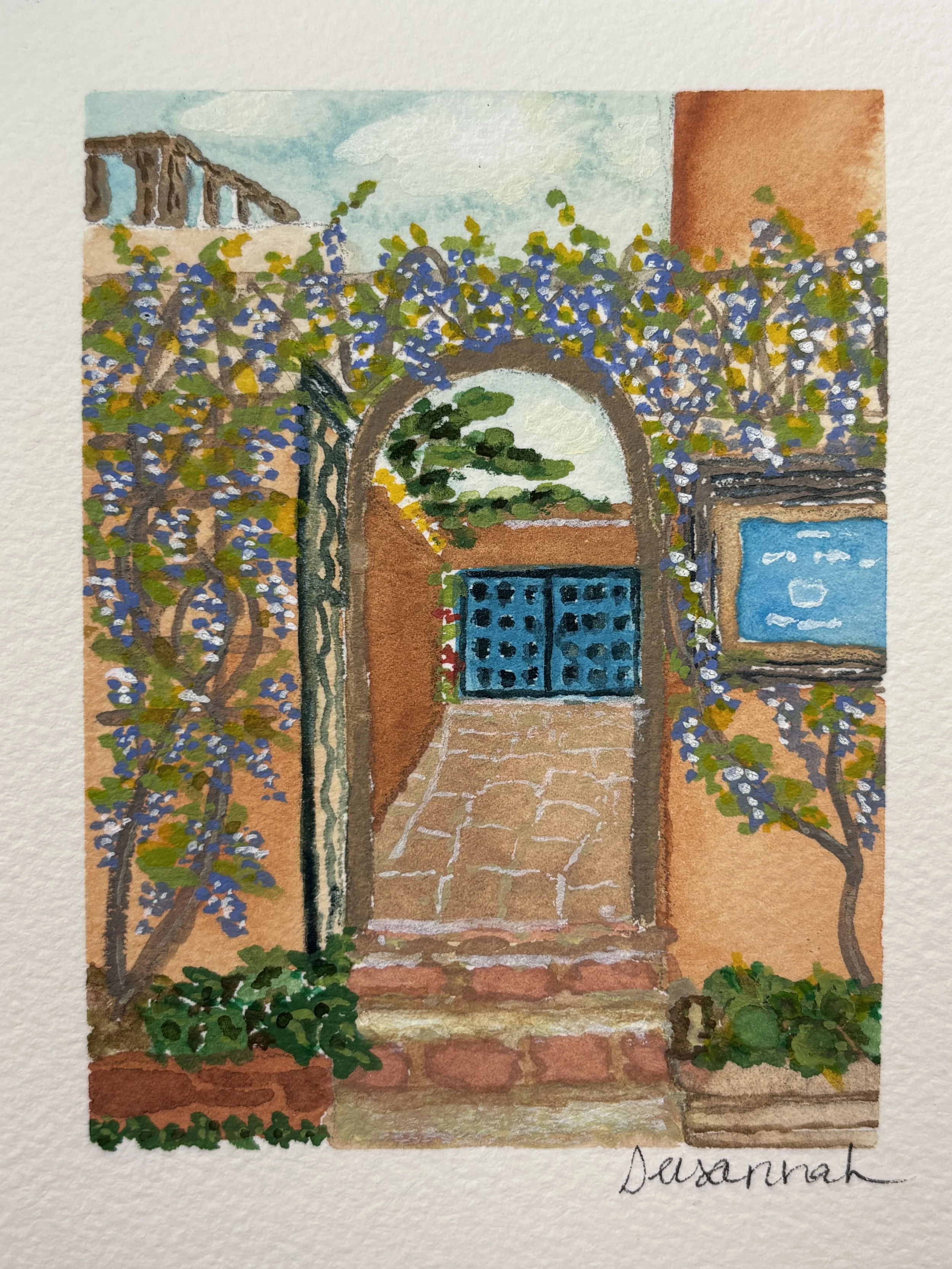 Inn of the Five Graces - 4x5,  $125,  Sold
