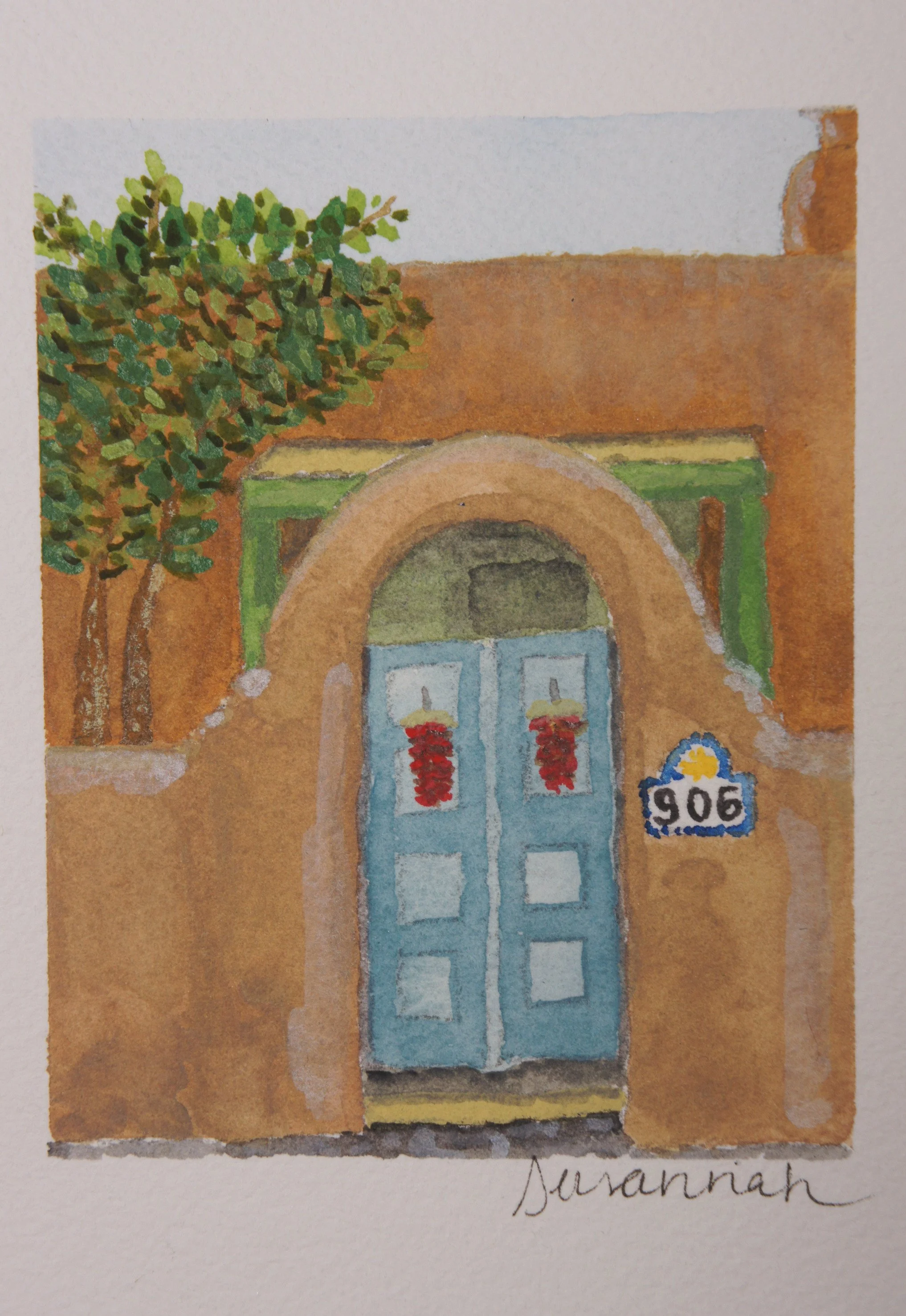 Canyon Road Gate - 4x5,  $125,  Available