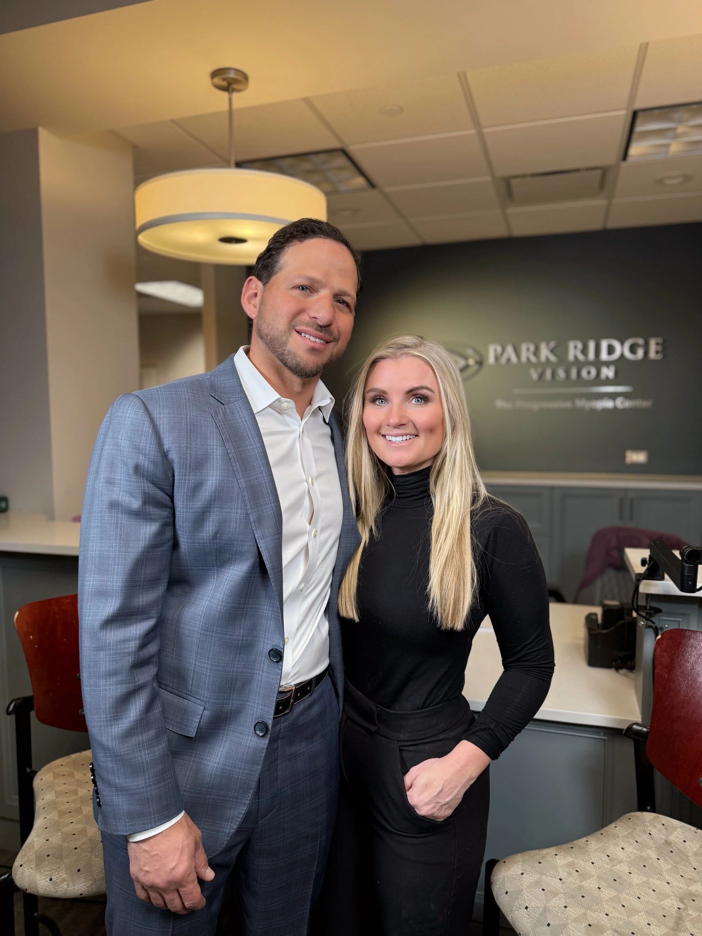 Dr. Dan Press and Sara Press from Park Ridge Vision