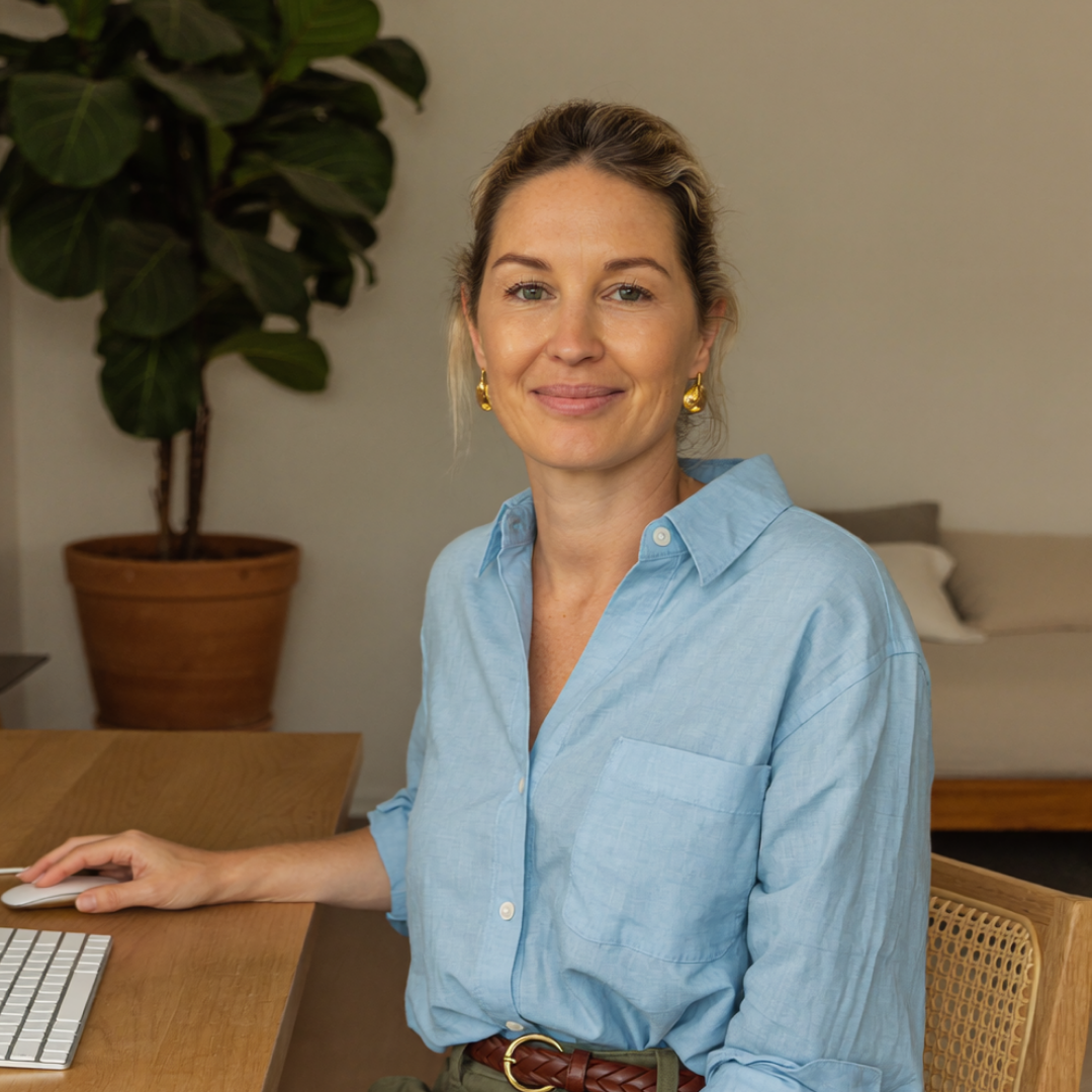 Woman sitting at desk