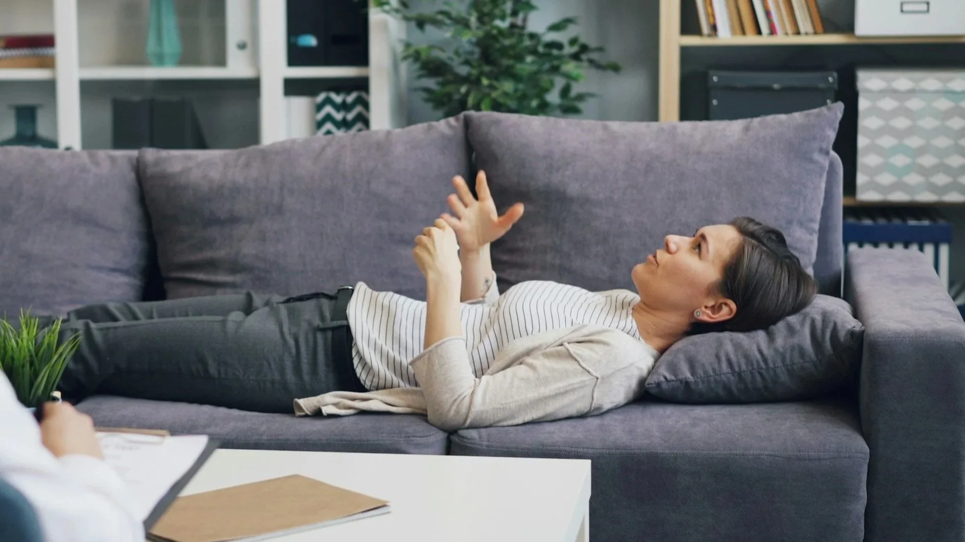 Women with trauma, anxiety, overwhelm