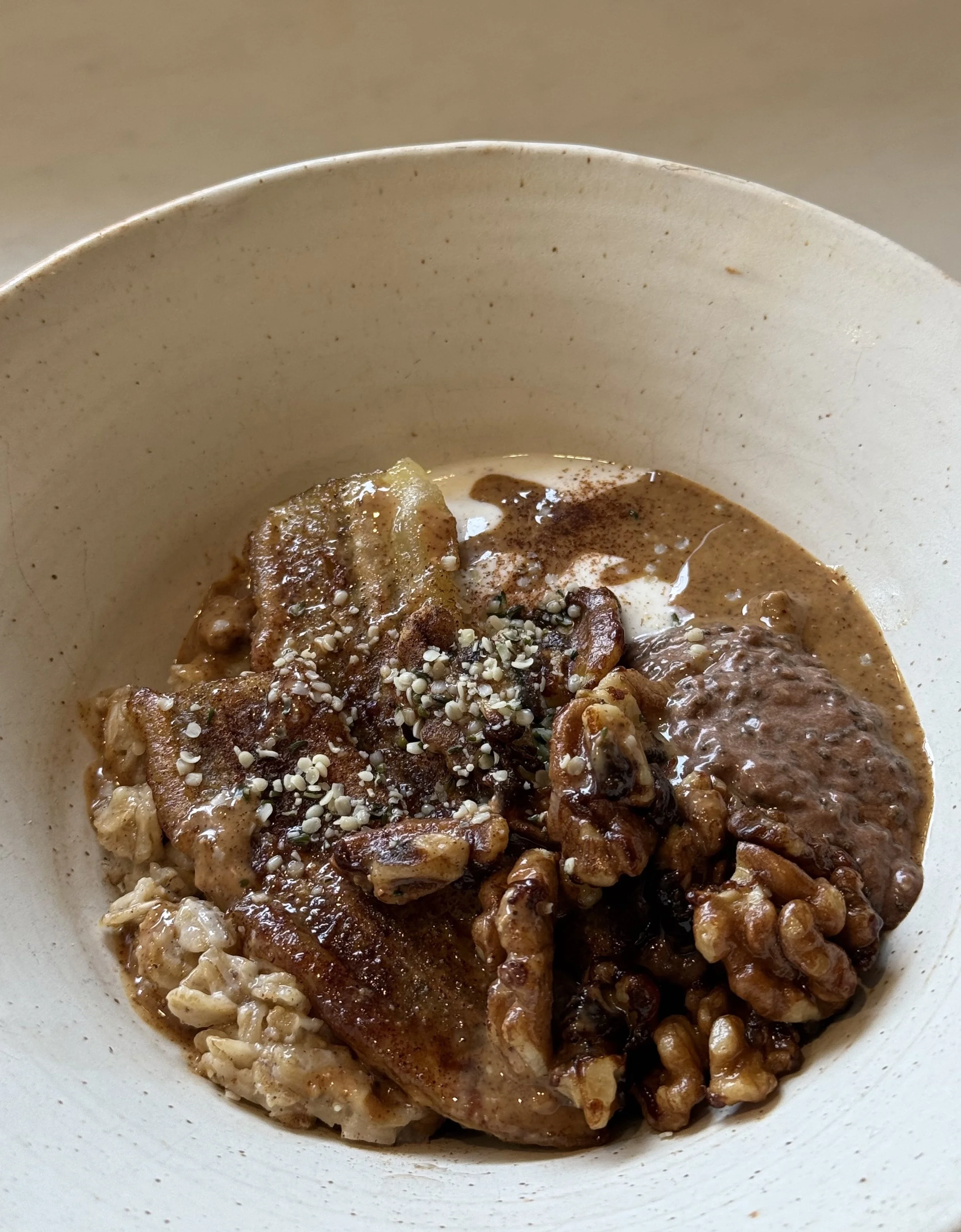 Caramelized Banana Breakfast Bowl