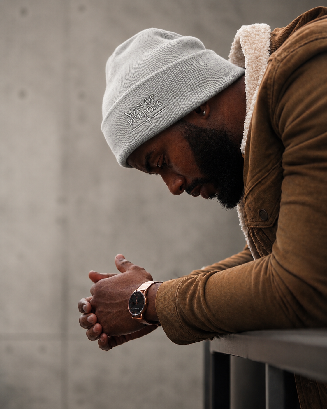 Man of Purpose Beanie from our Crea8it by Milena™ Line