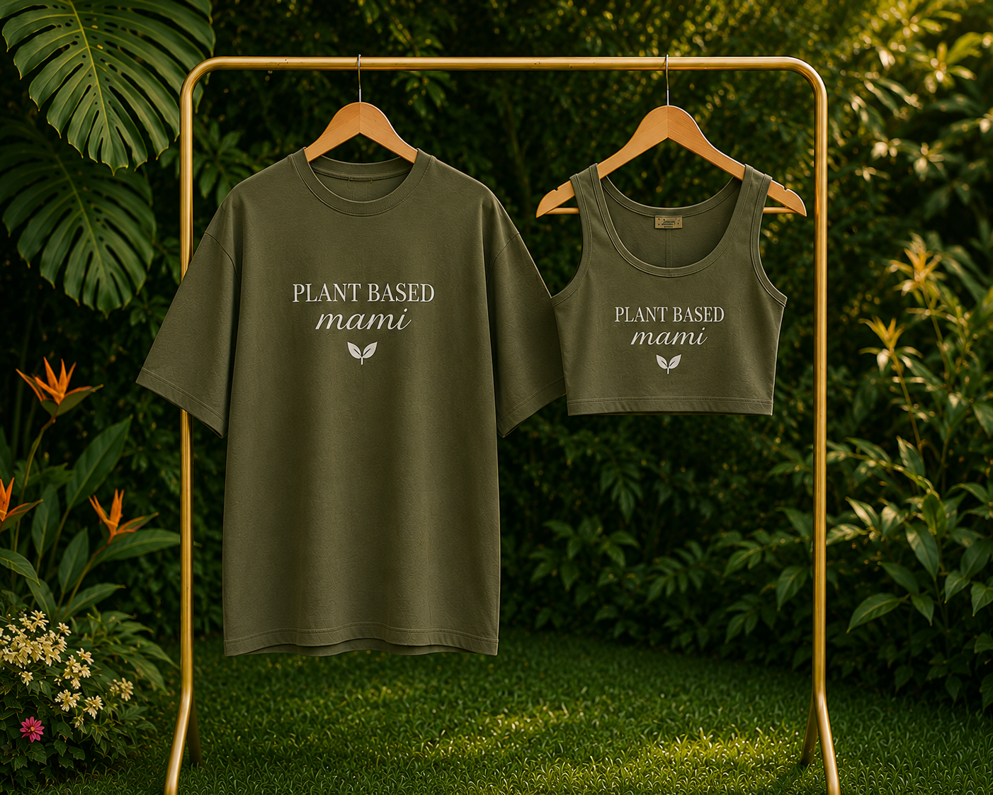 Plant Based Mami by Crea8it by Milena™ Collection - Army Green
