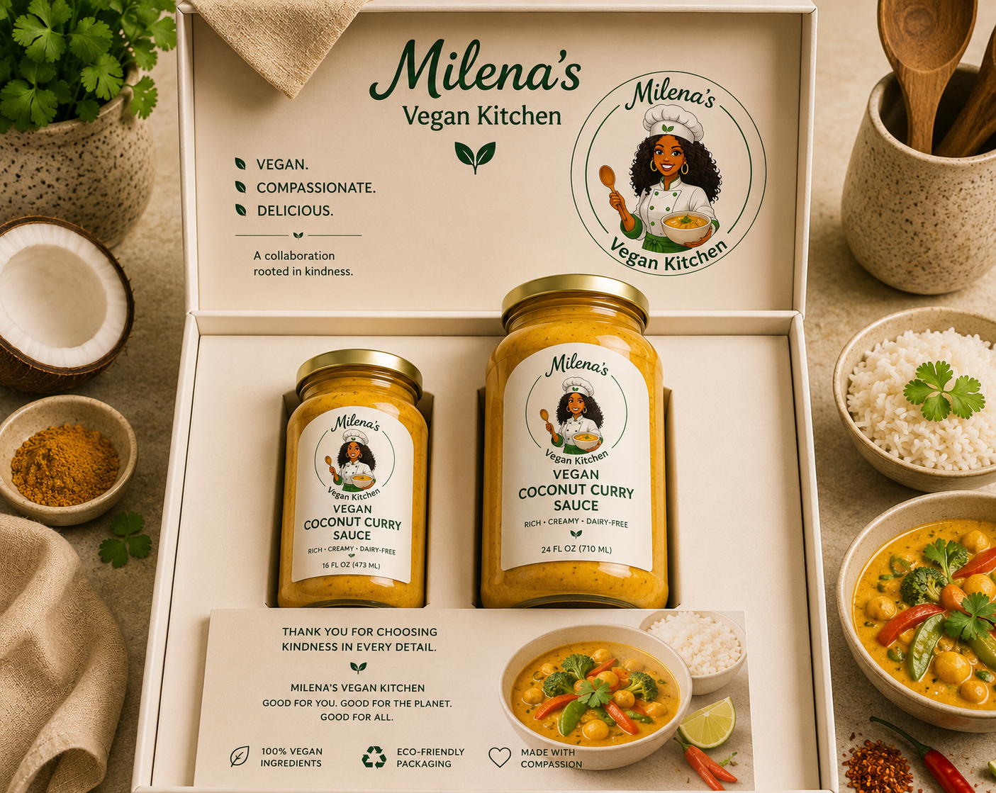 Vegan Coconut Curry Sauce