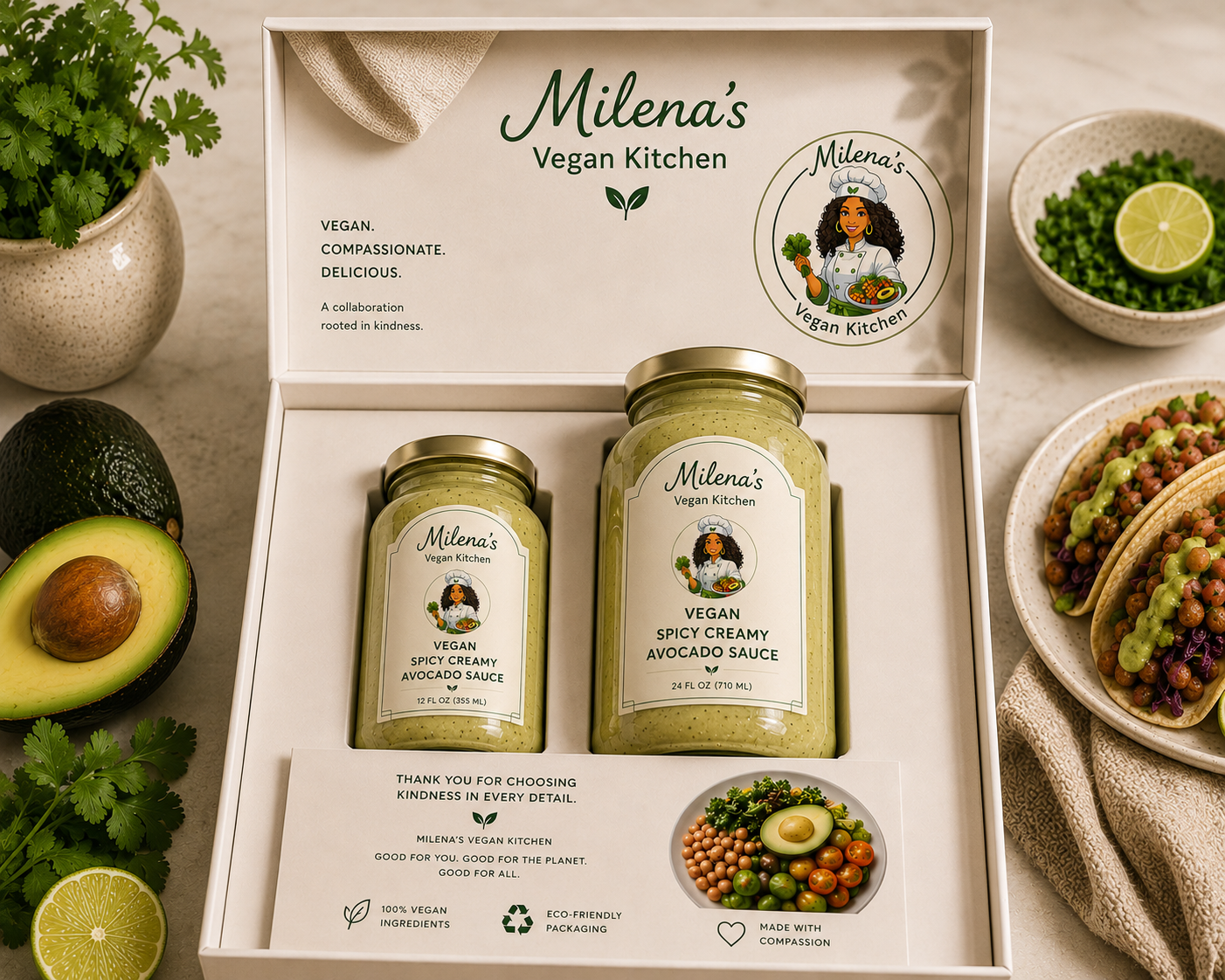 Vegan Creamy Spicy Avocado Sauce