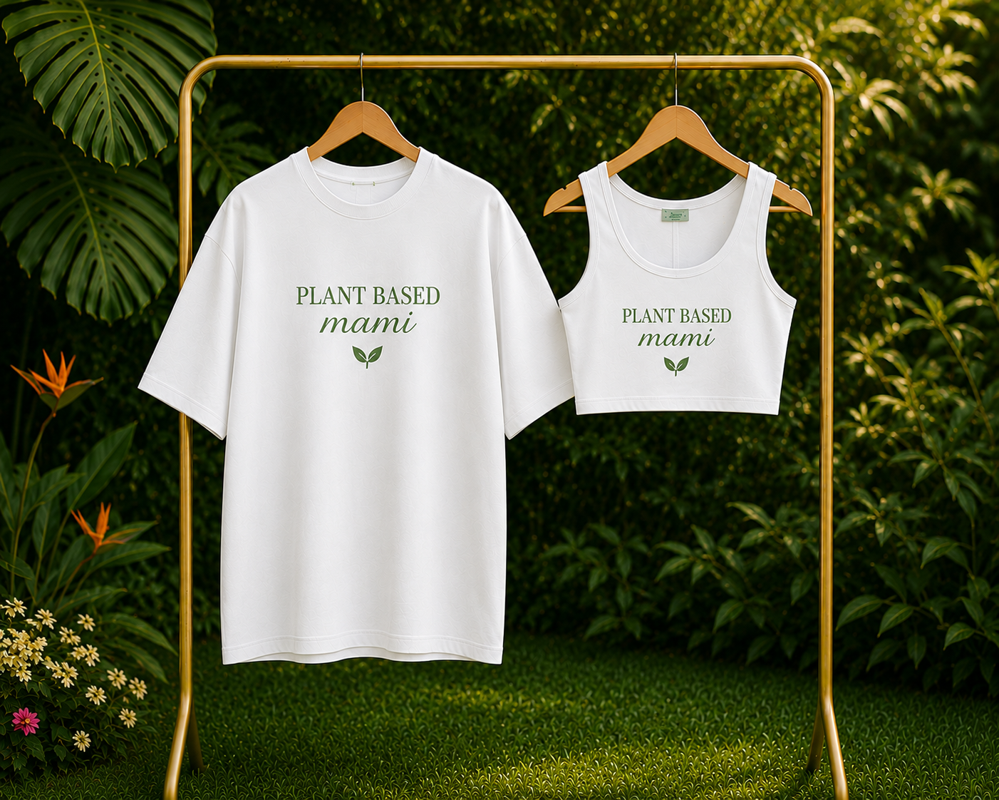 Plant Based Mami by Crea8it by Milena™ Collection - White