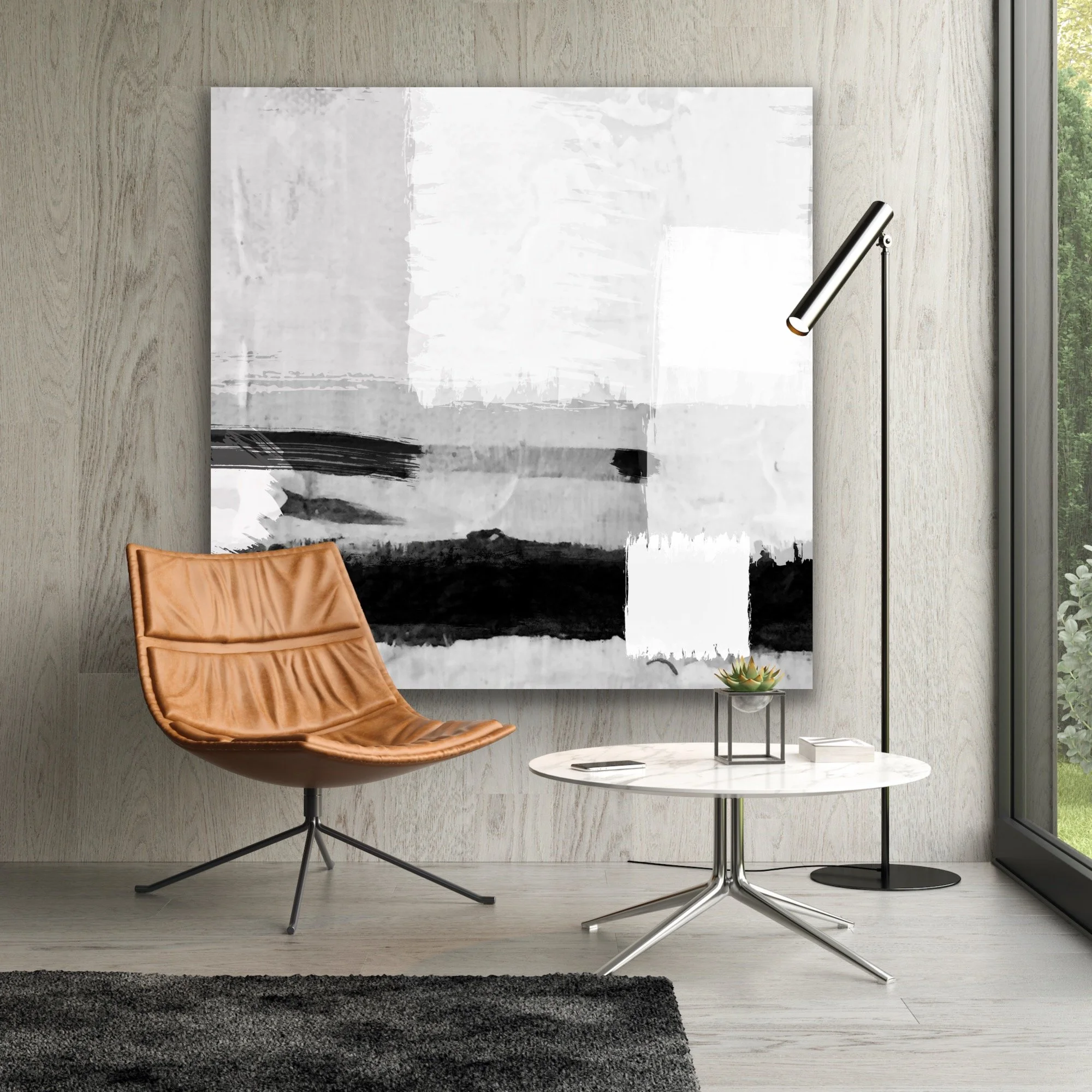 Acrylic & Mixed Media and Marble | Private Collection | Acquired for $12,800