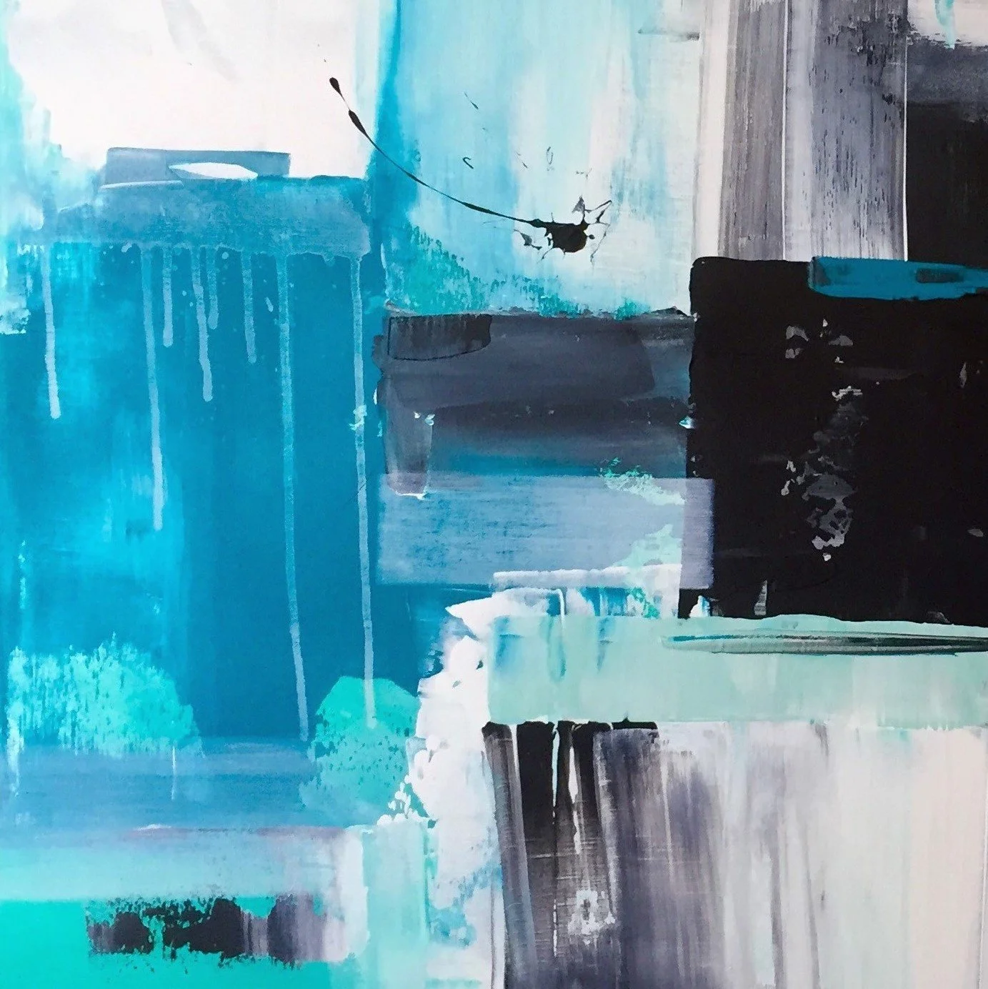 Urban Grid Original Abstract Painting Closeup Jules Topaz.jpg