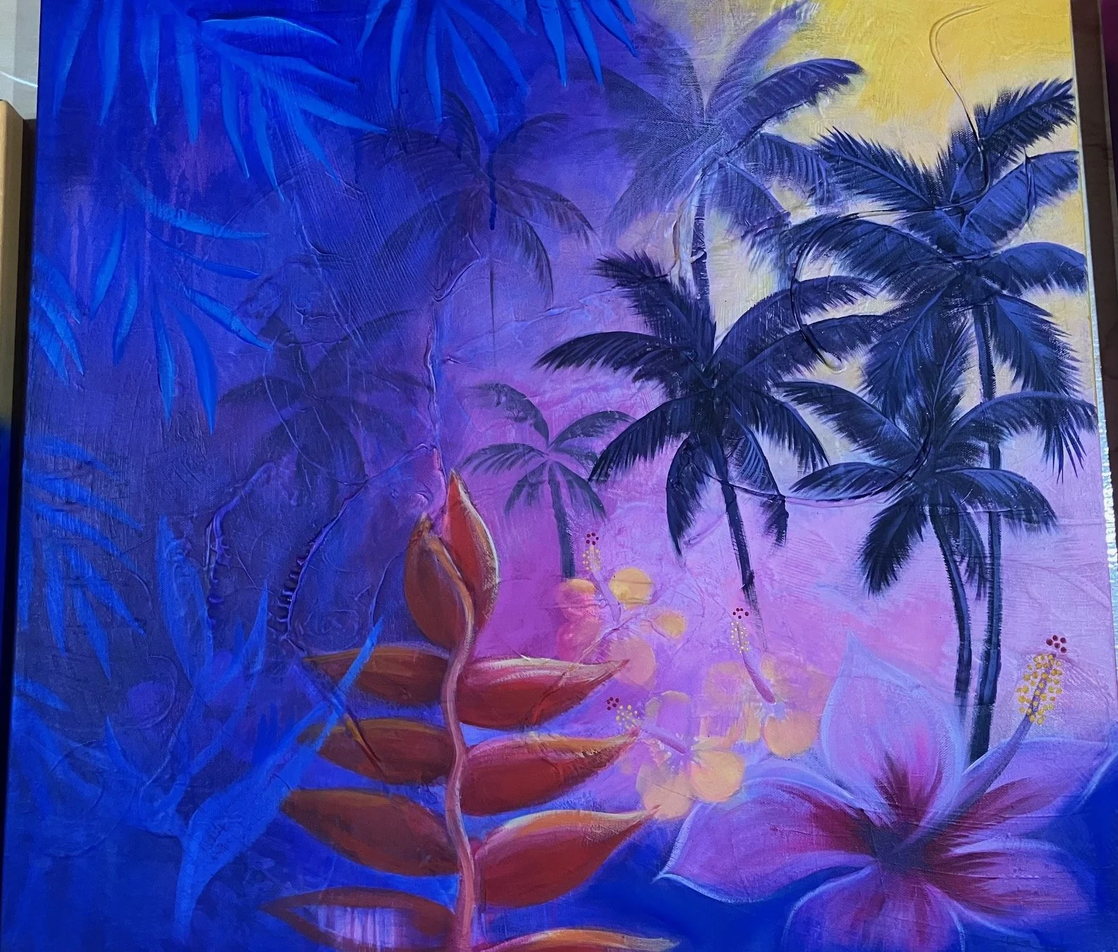 When Night Meets Day Original Painting