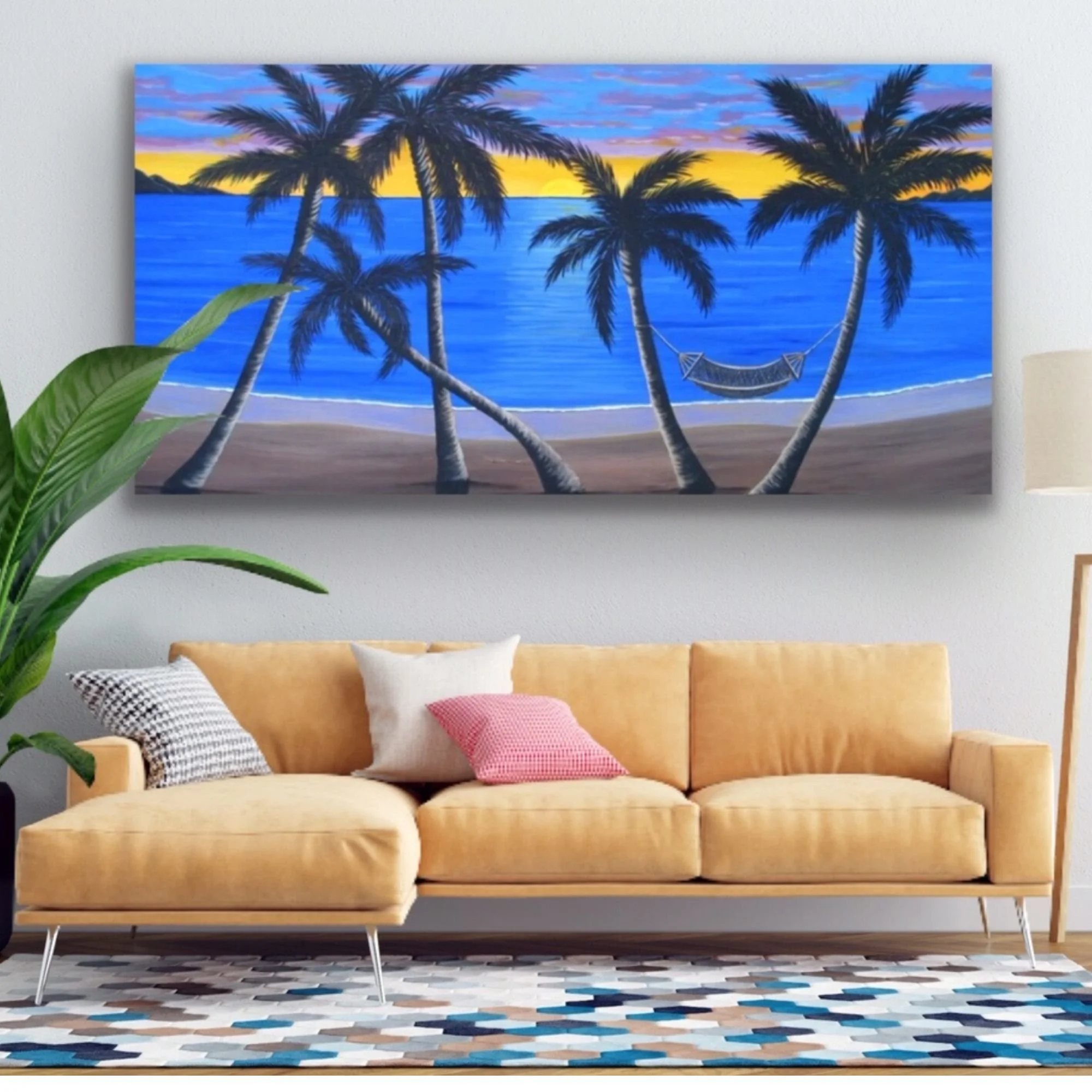 Airlie Sunrise Original Tropical Artwork Jules Topaz.jpg