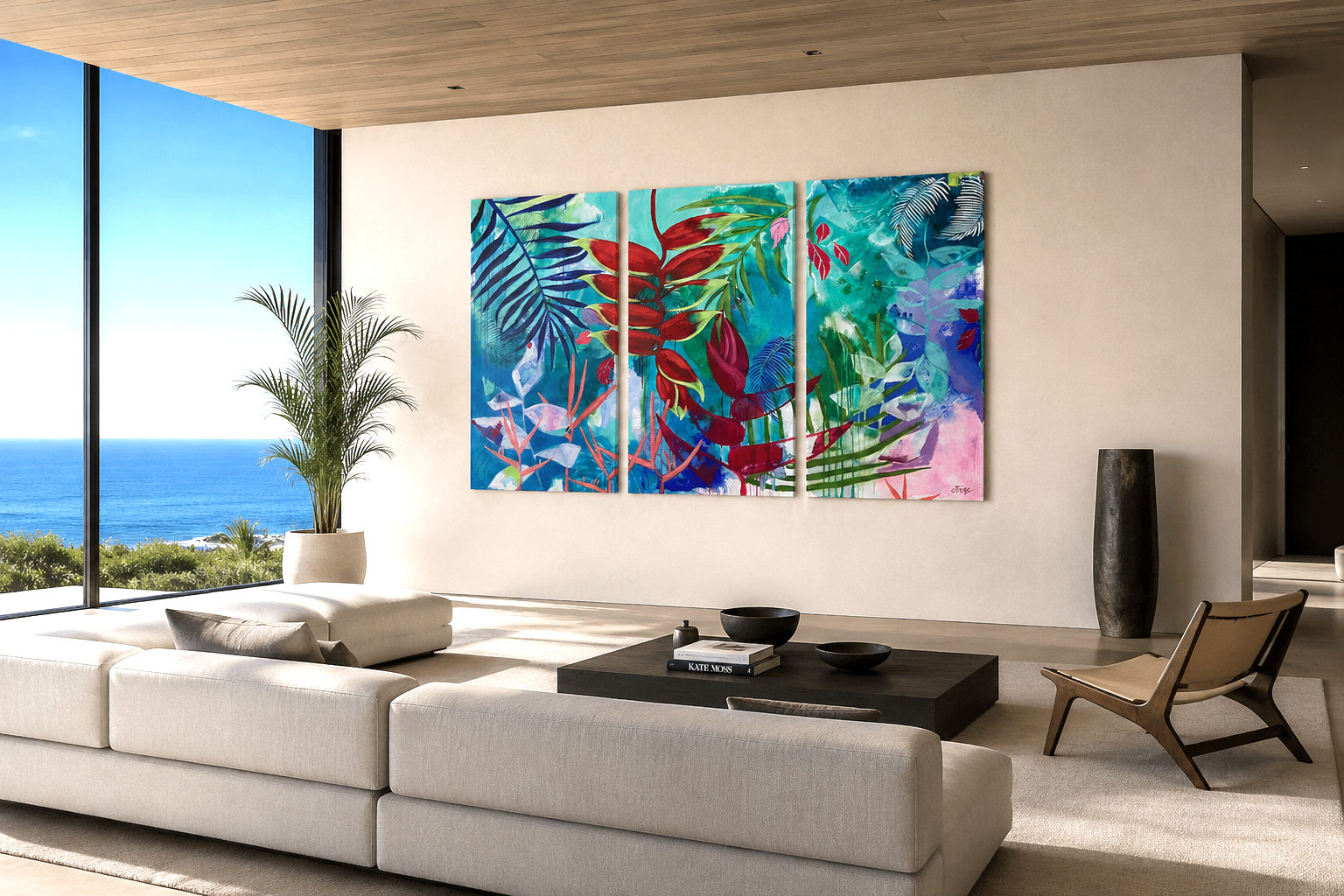 Canopy in Electric Bloom Original Painting Cocoast Art Gallery Airlie Beach.png