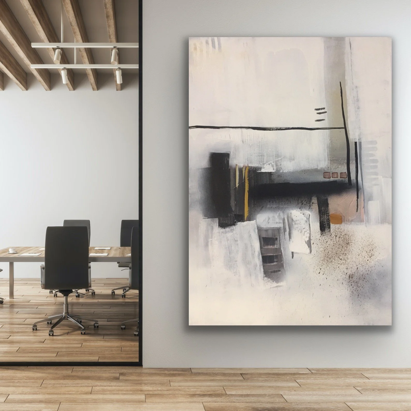 The Space Within Original Abstract Jules Topaz.JPG