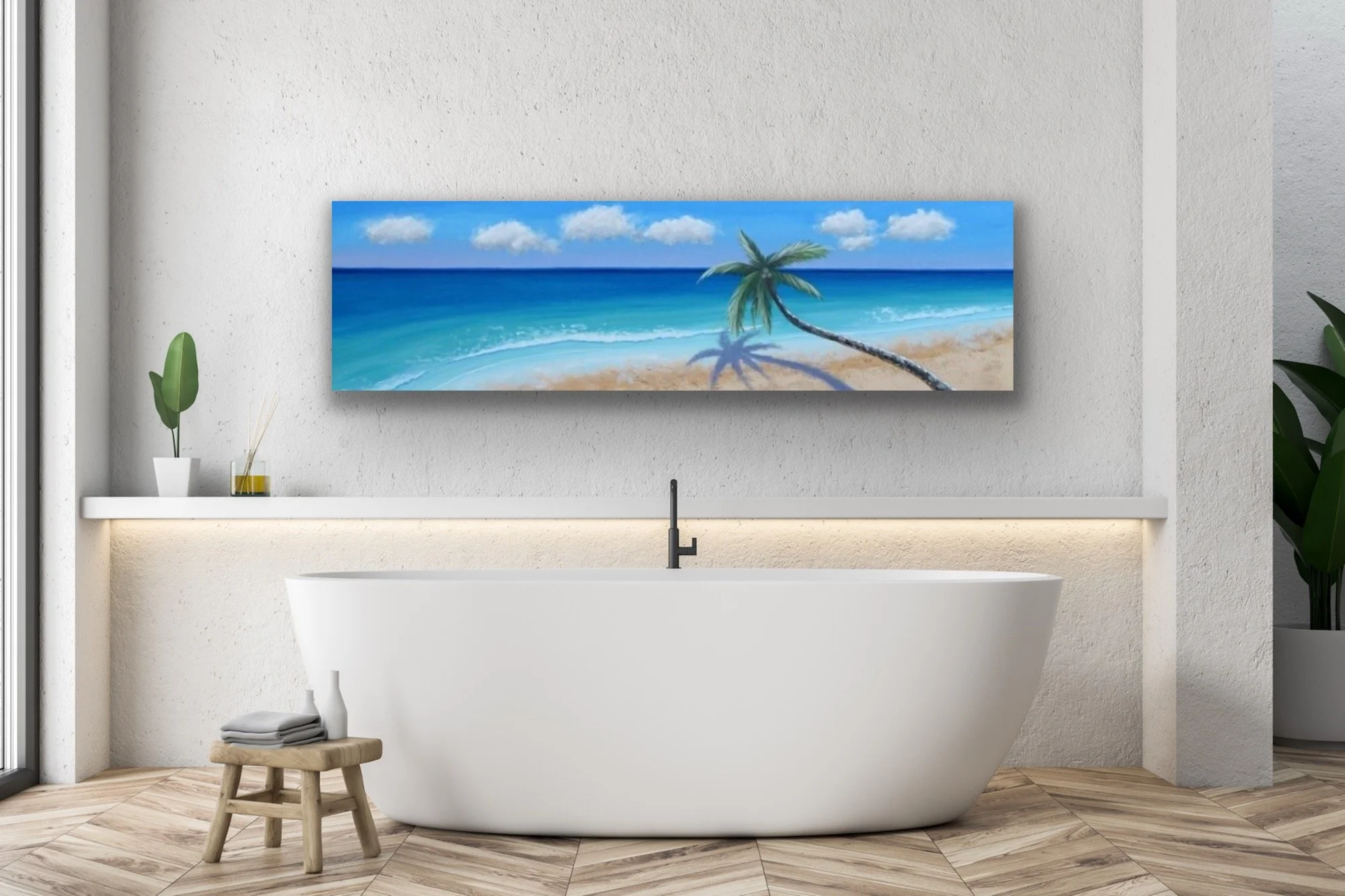Escape Original Beachscape Artwork Jules Topaz.JPG