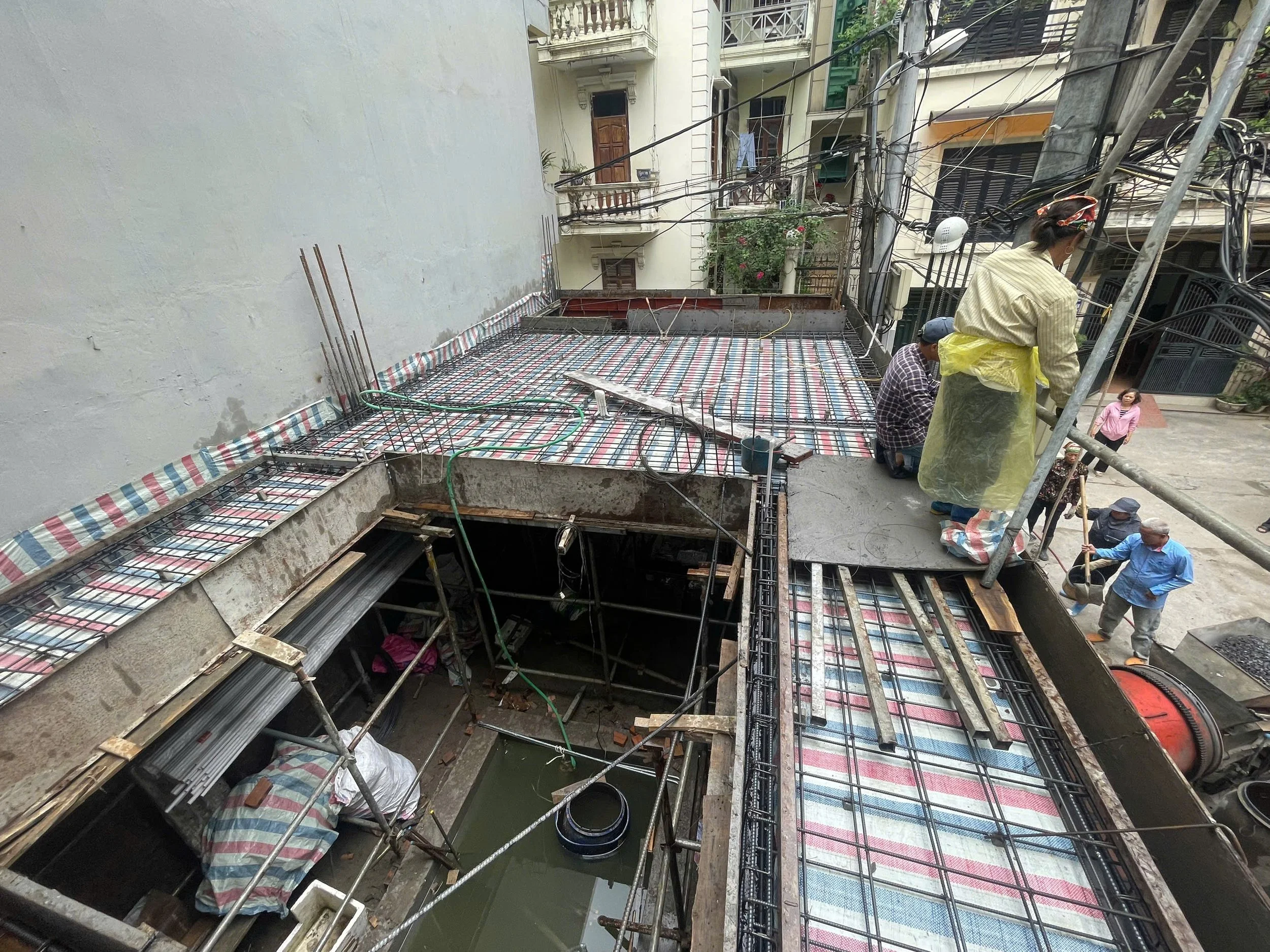 Ảnh thi công thực tế công trình Cầu Giấy - Tầng 1