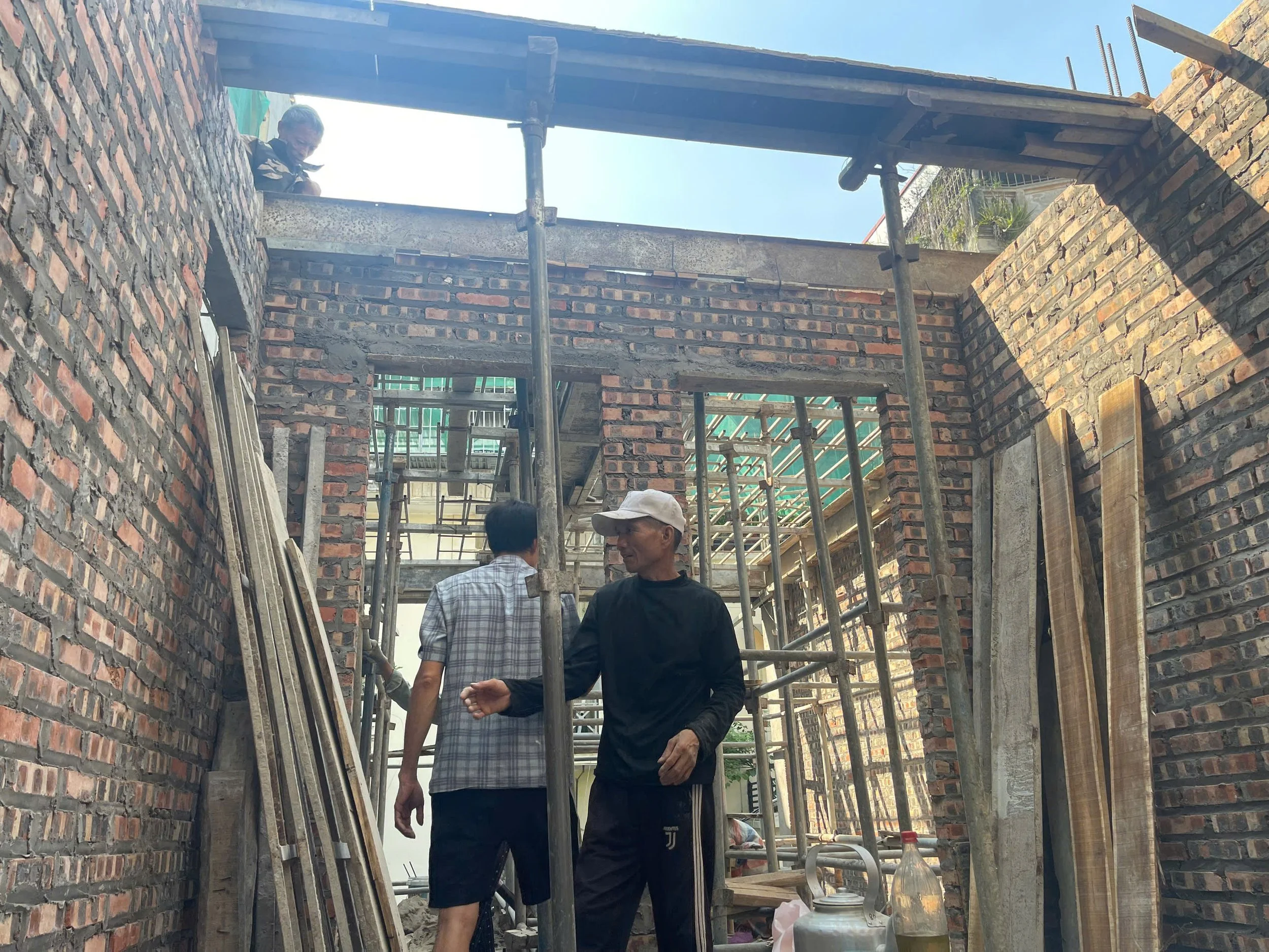 Ảnh thi công thực tế công trình Cầu Giấy - Tầng 1