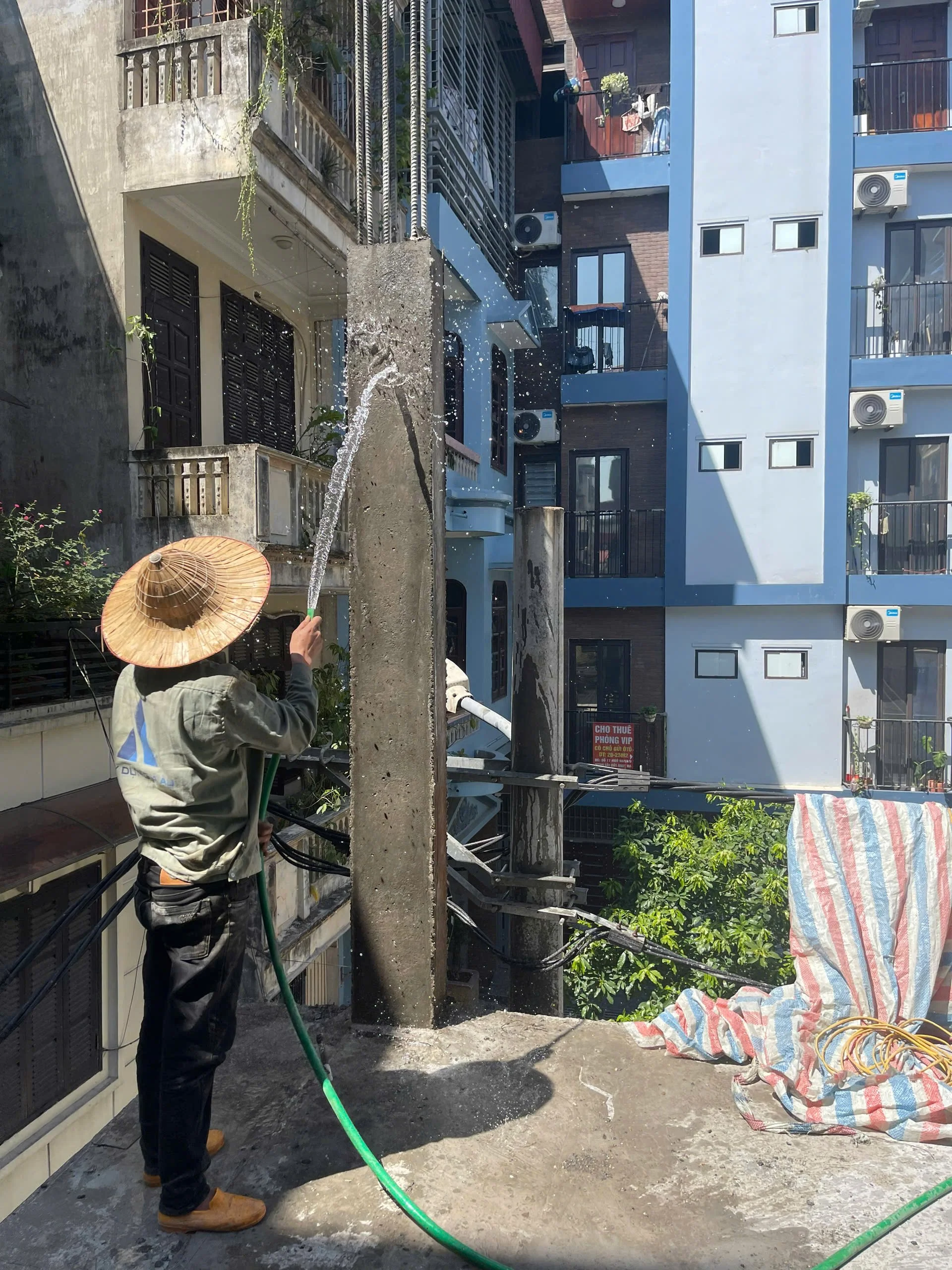 Ảnh thi công thực tế công trình Cầu Giấy - Tầng 2