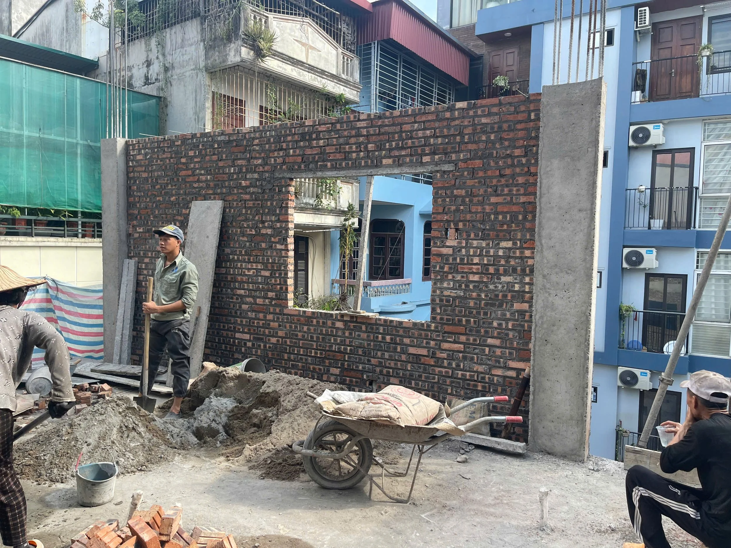 Ảnh thi công thực tế công trình Cầu Giấy - Tầng 3