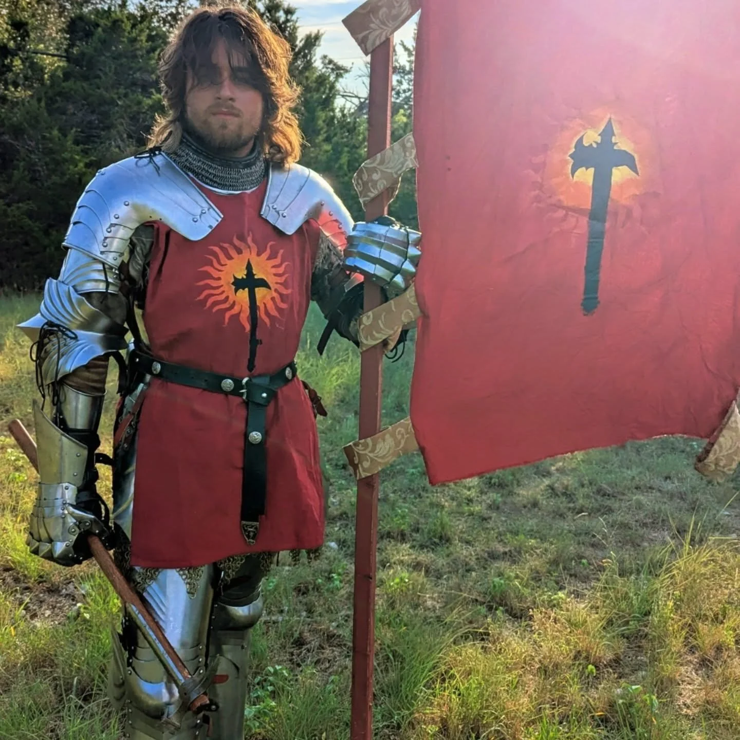 Today we feature Raven, Commander of The Company. 
Raven's passion is jousting, having won tournaments across the United States and even competing in Europe. He began jousting at the age of 17 and has pursued the sport ever since. 
His passion for th