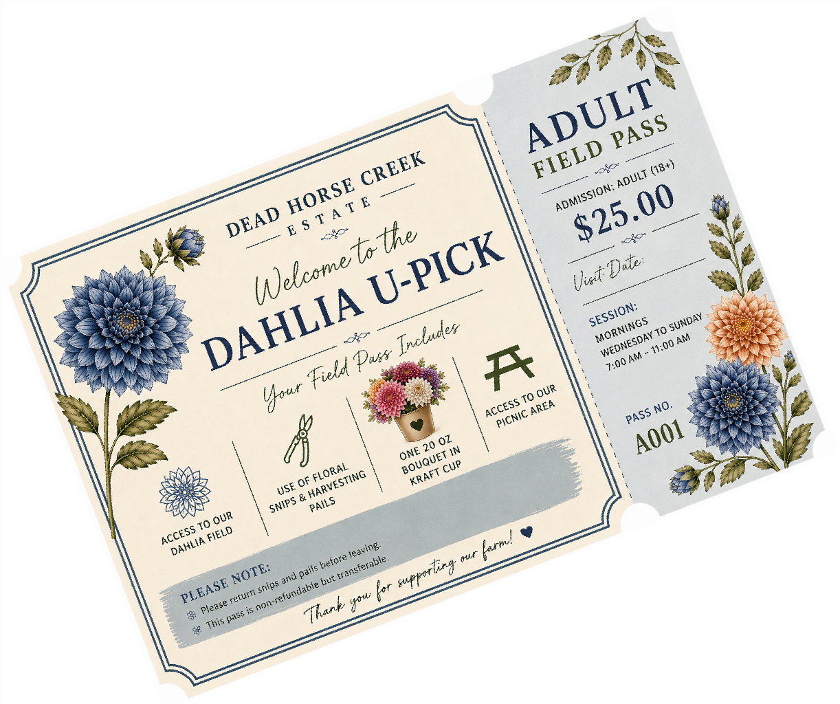 Adult Field Pass
