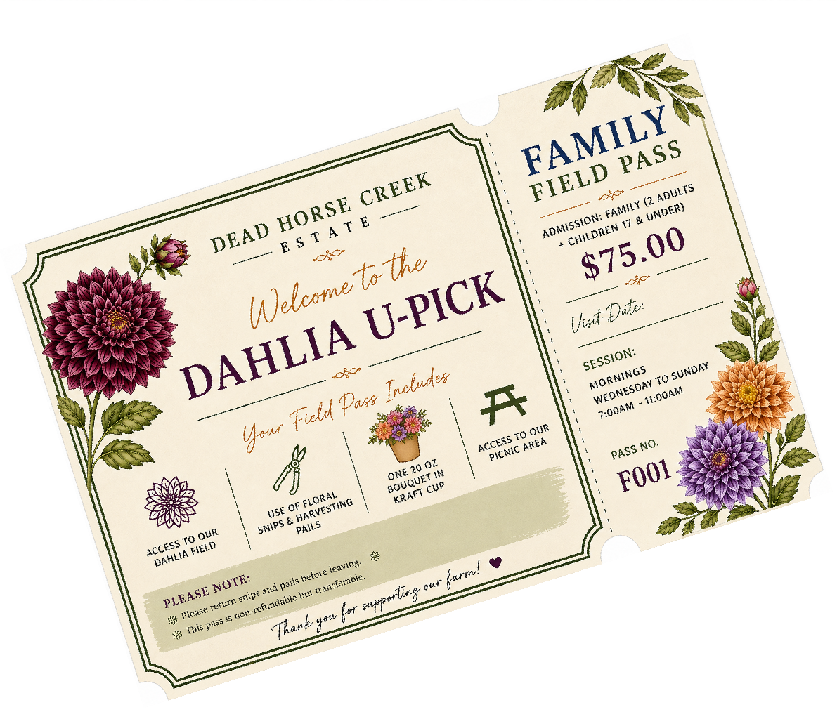 Family Field Pass