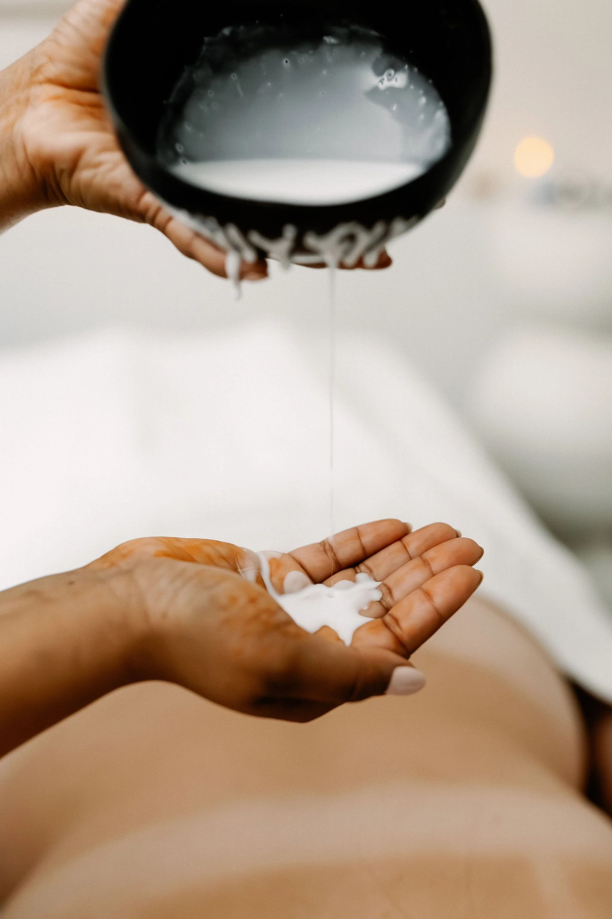 coconut milk massage