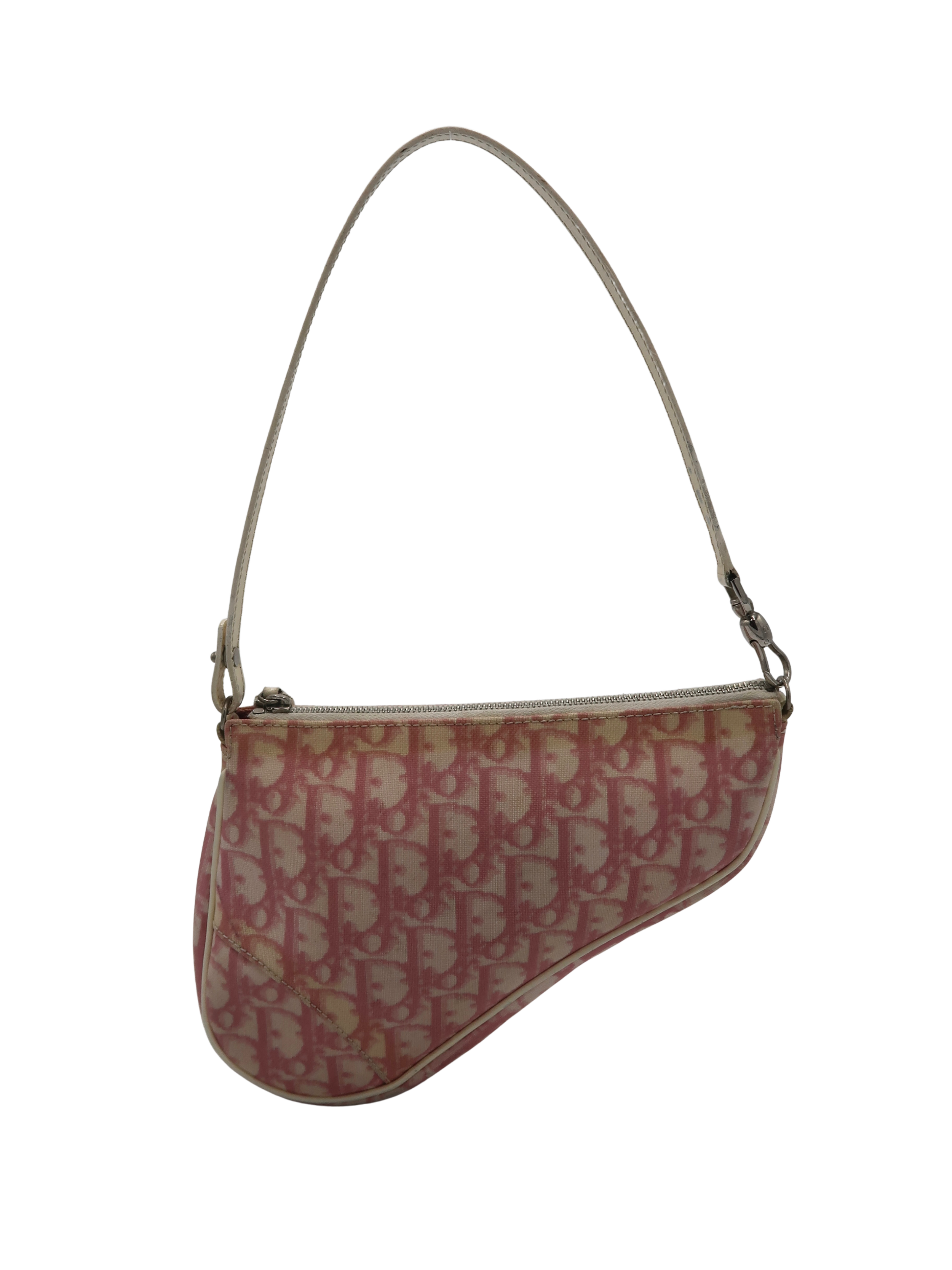Christian Dior Pink Trotter Saddle Pochette