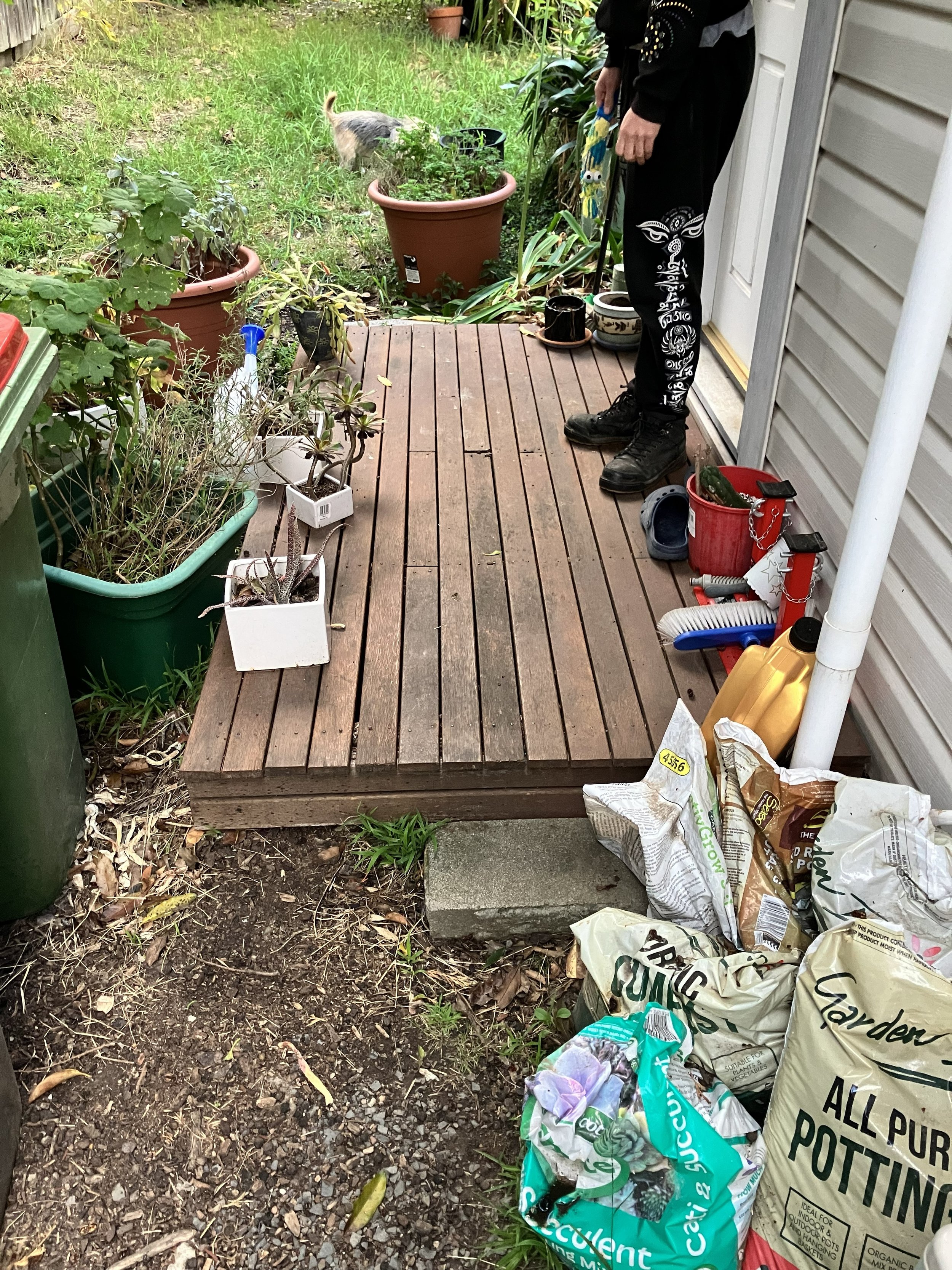 Deck Alteration Before