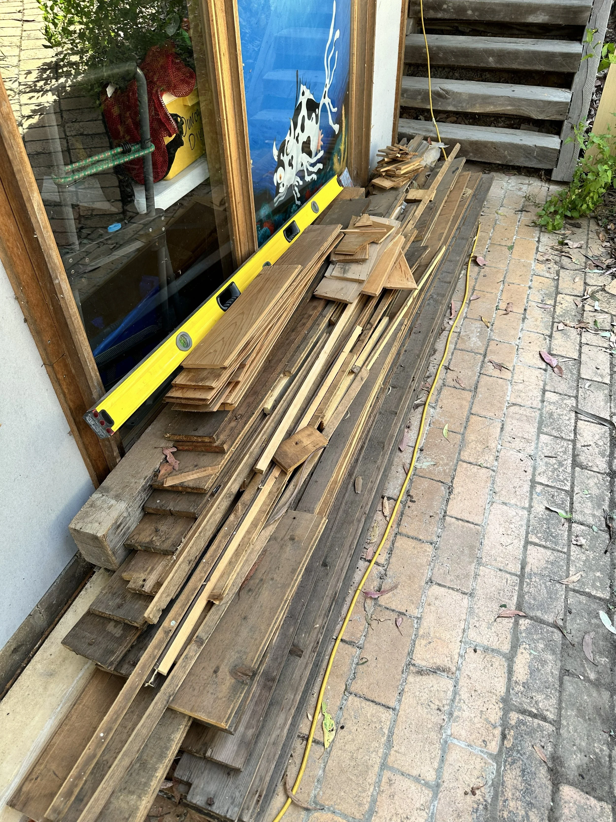 Restored Timber Before