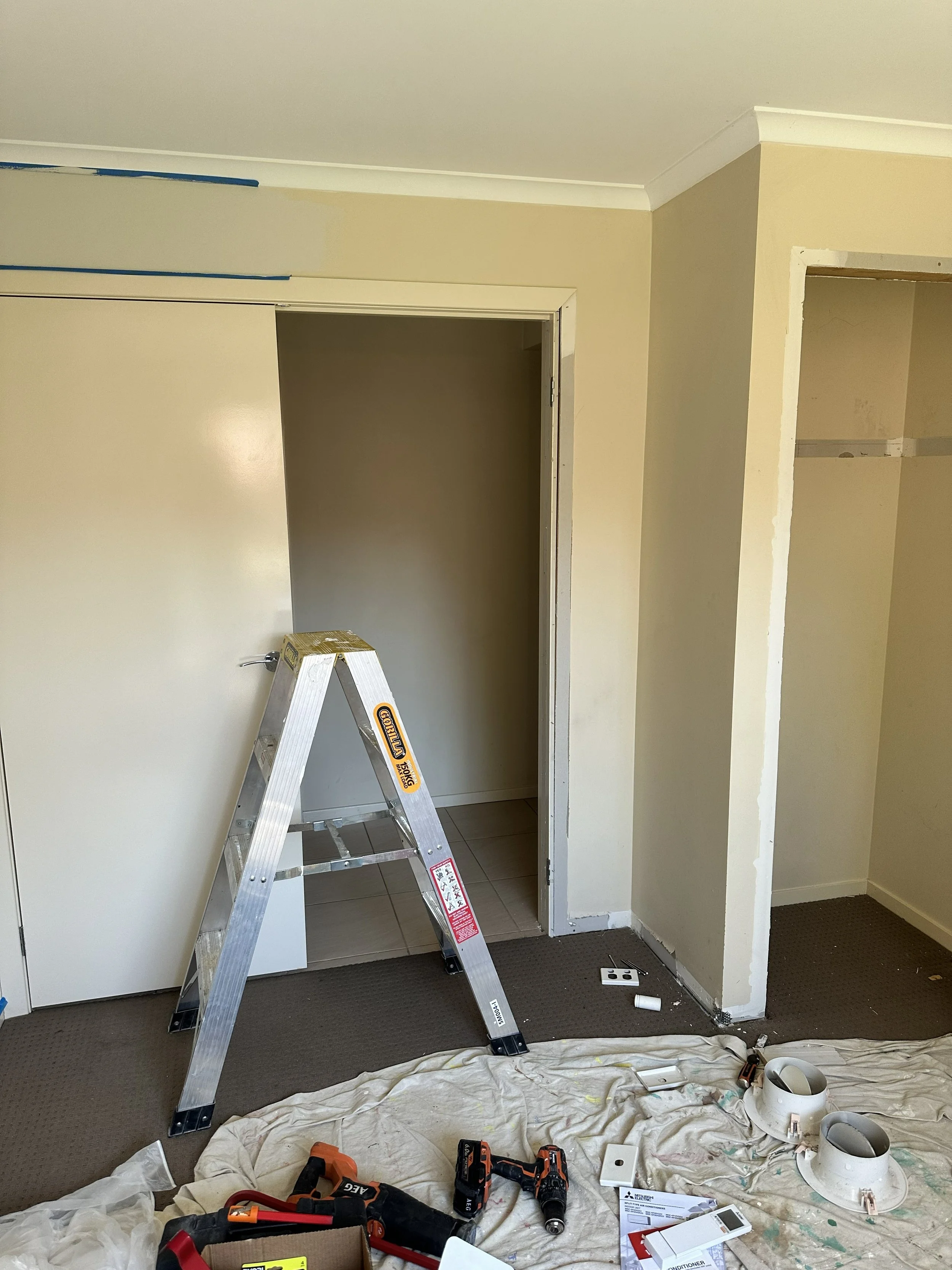 Wardrobe Extension Before