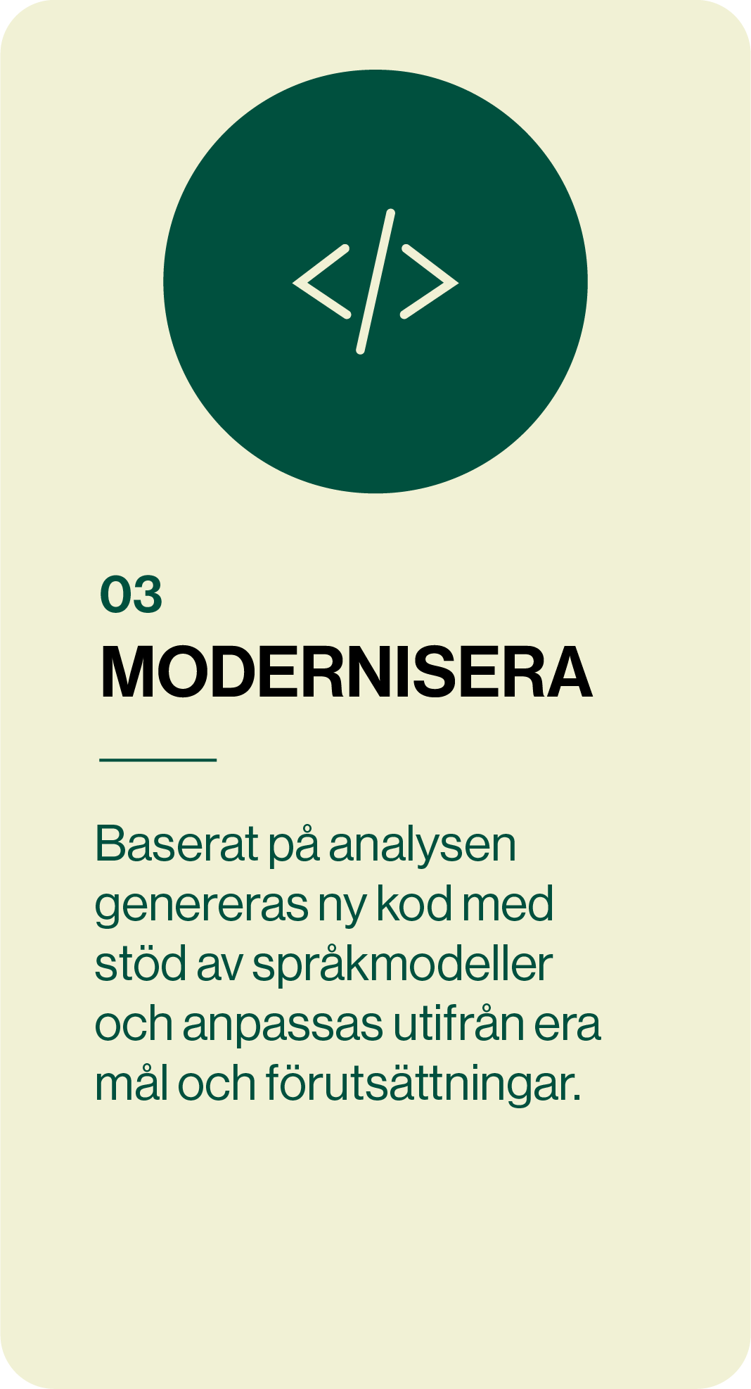 Ny kod med stöd av språkmodeller