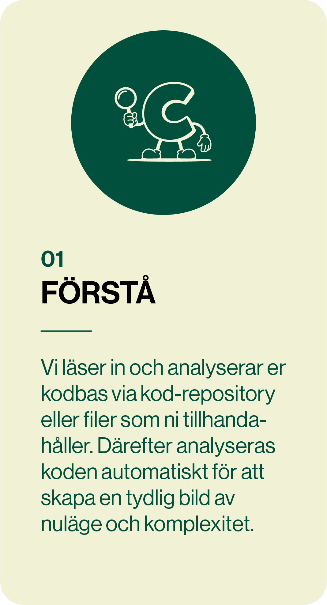 Vi analyserar er kodbas via kod-repository