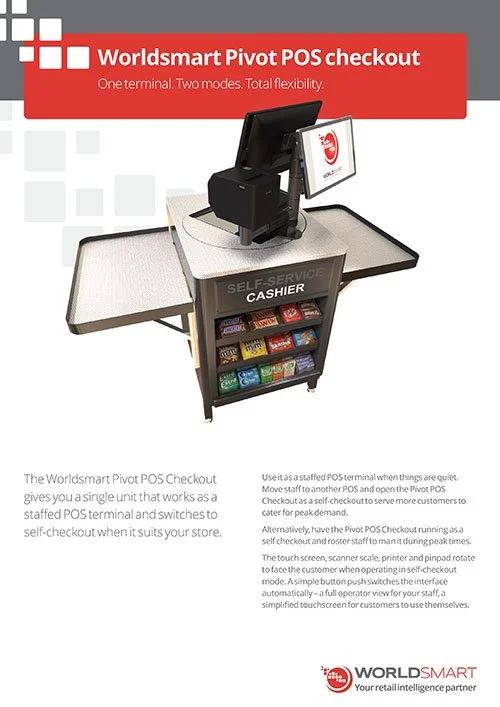 Worldsmart Pivot POS Checkout brochure