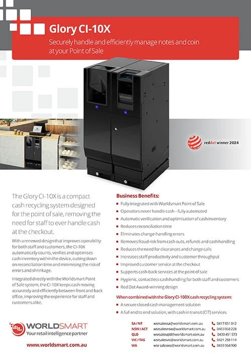 Glory CI-10X cash recycling system