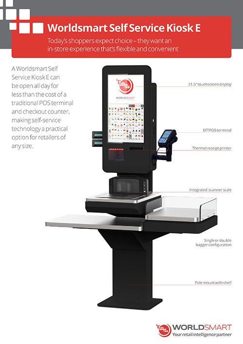 Worldsmart Self Service Kiosk E brochure.