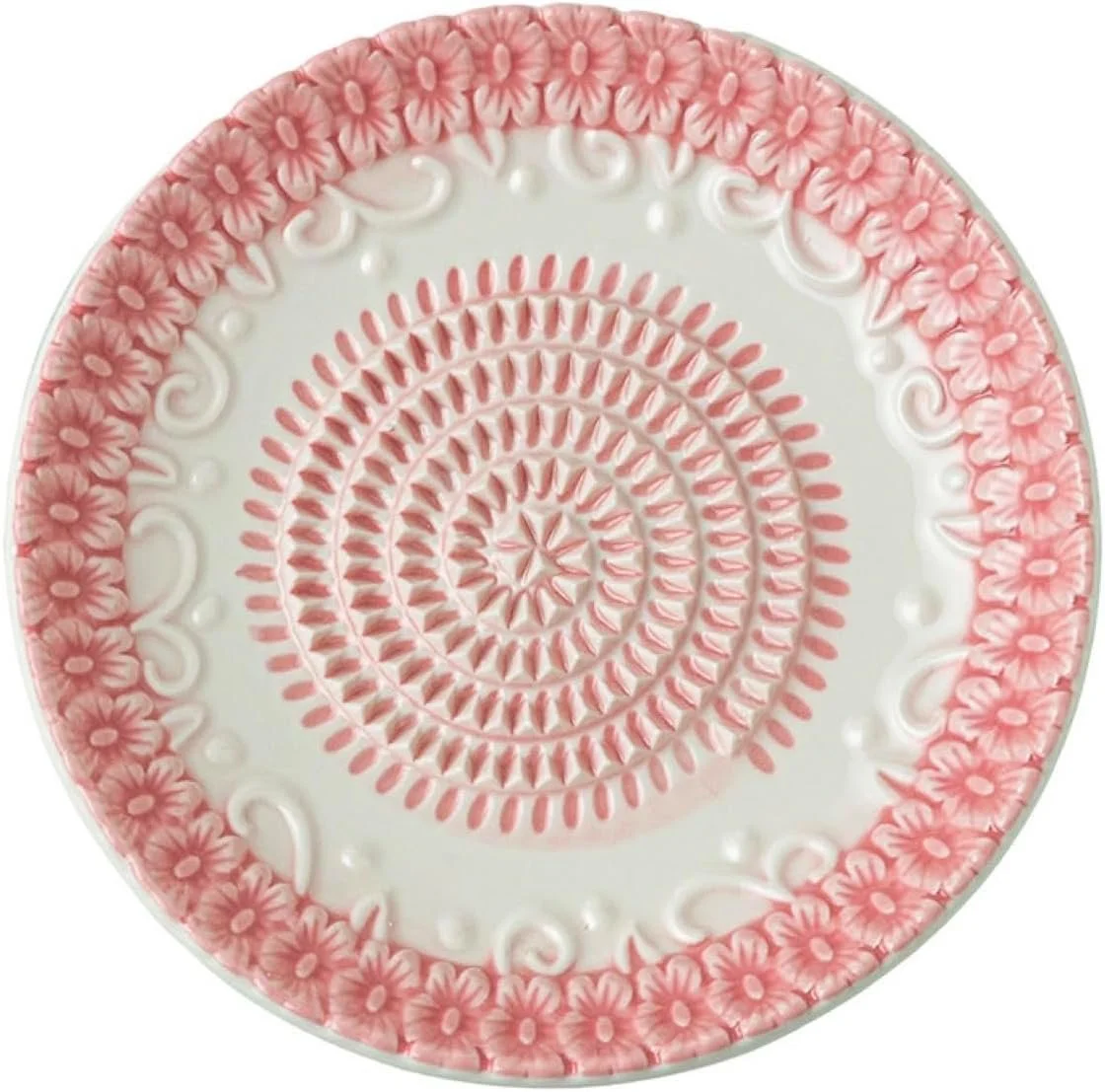 BonCera Ceramic Garlic Grater Plate - Pink 