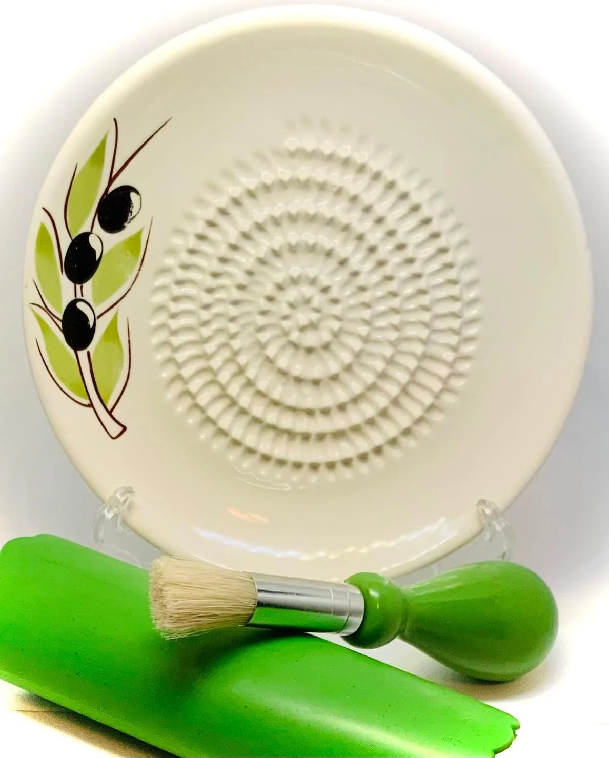 BonCera Ceramic Garlic Grater Plate