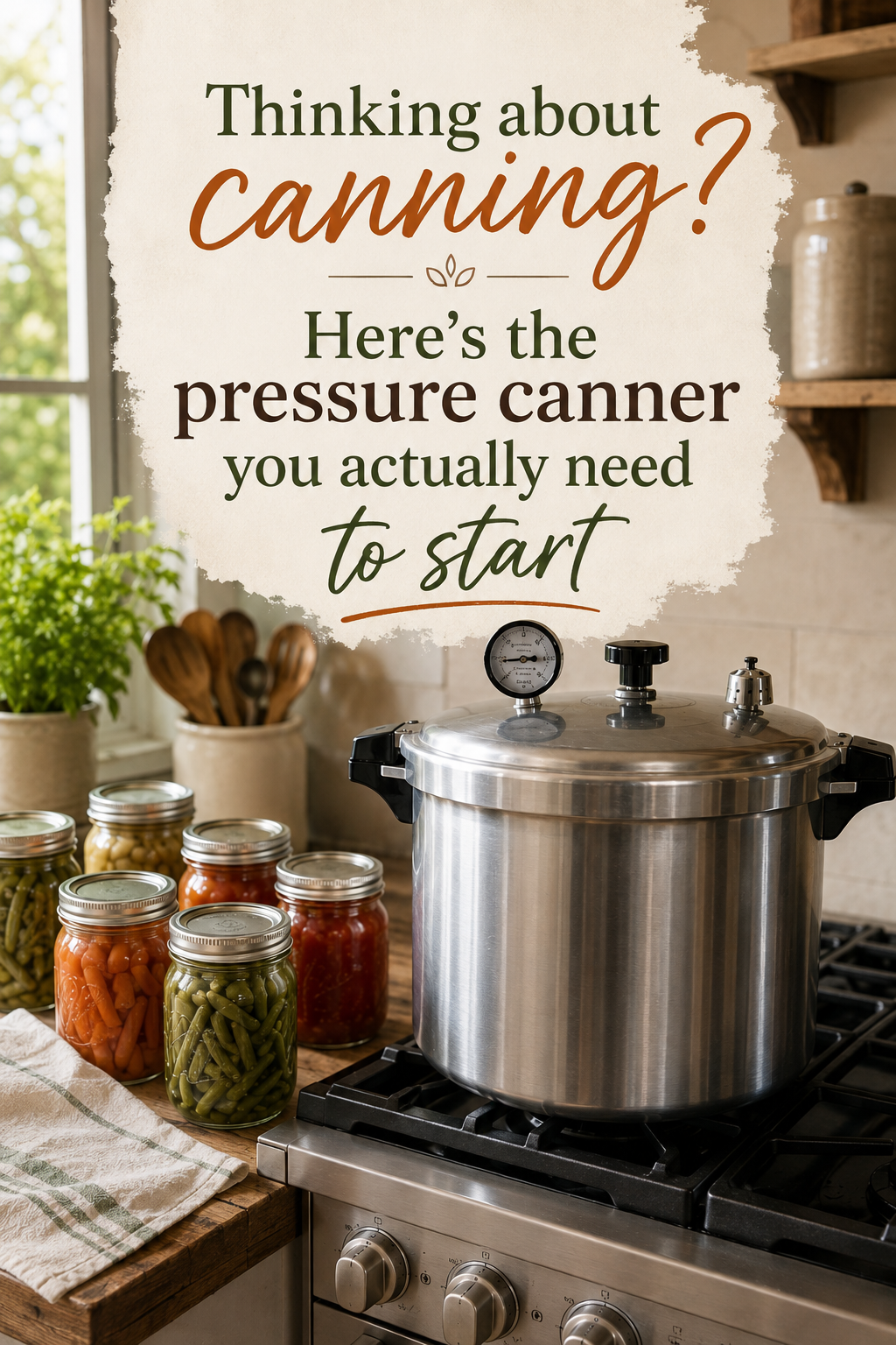 Thinking About Canning? Here's the Pressure Canner You Actually Need to Start