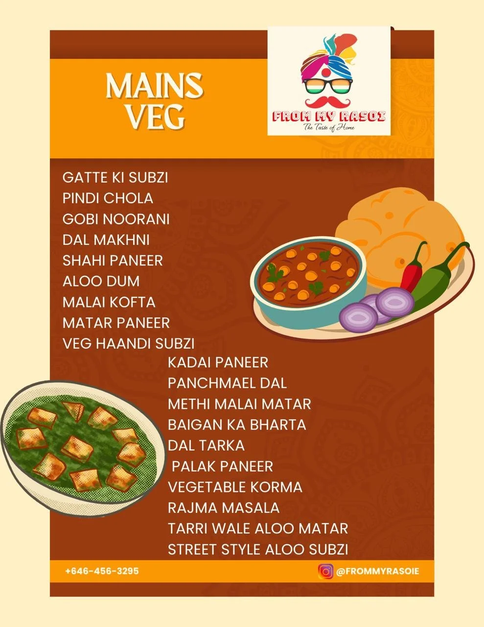 Menu | Order Now for Fresh, Customizable Cuisine — From My Rasoi