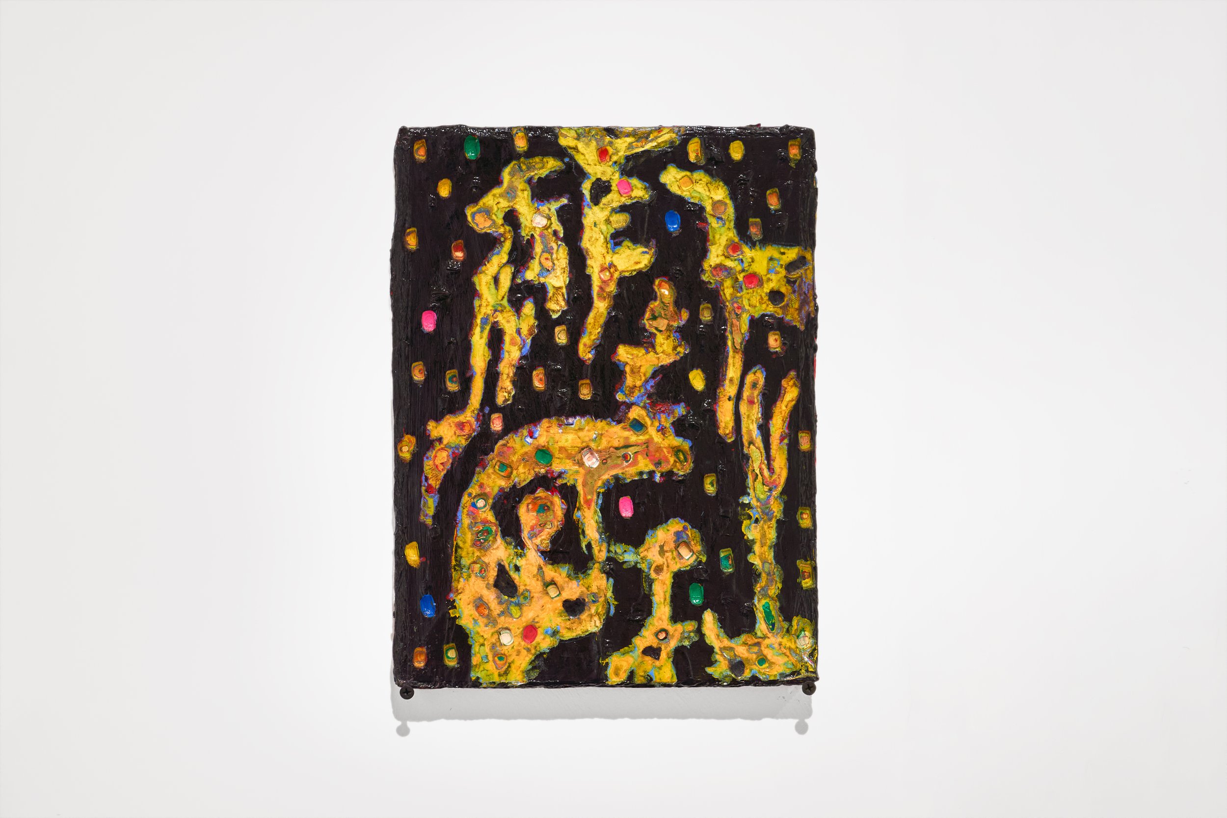 Kay GaseiBTC Basking Wrong 2026 Oil on reverse primed canvas 40 x 50 cm