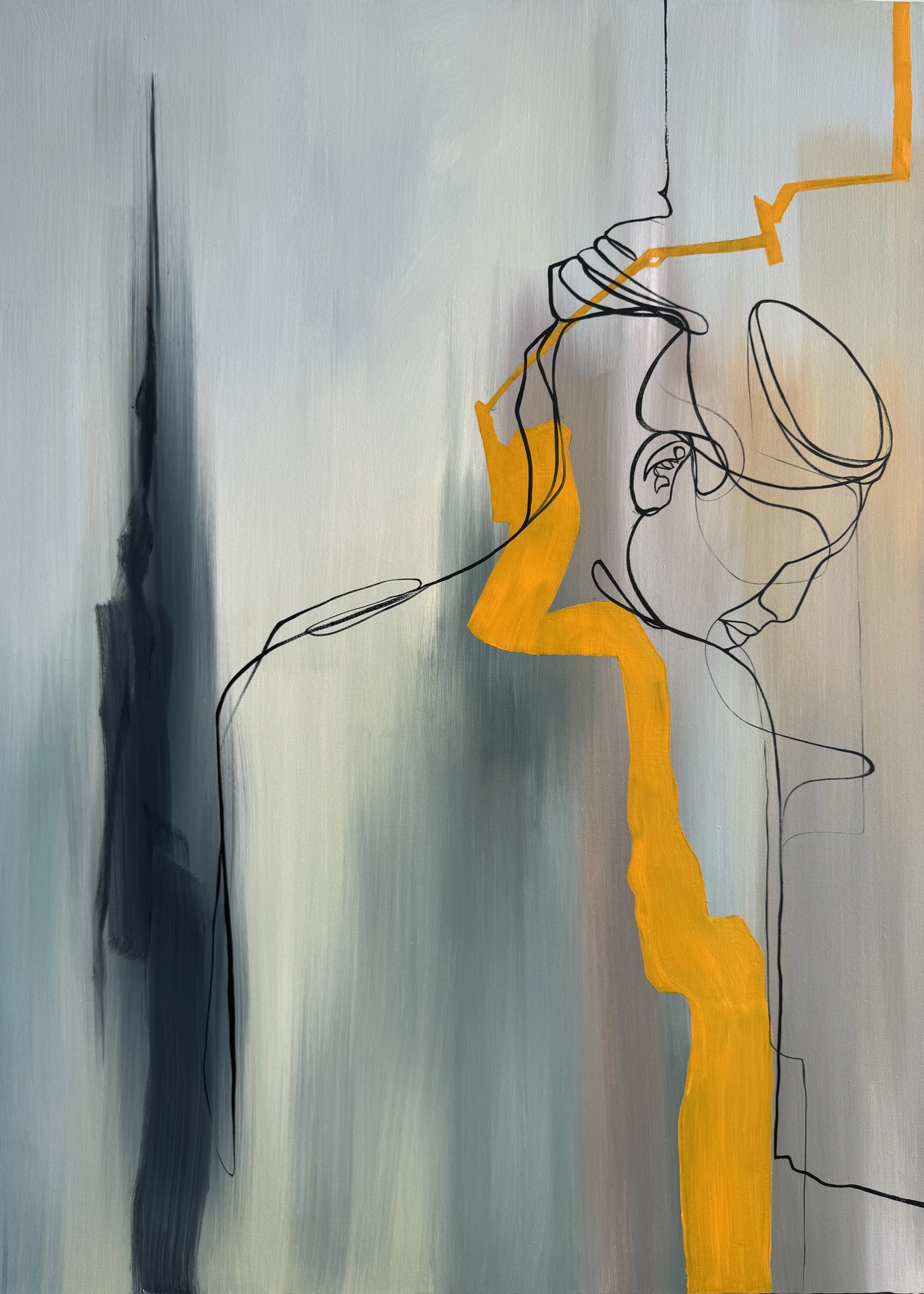 FOR SON TINH & THUY TINH, Oil on Canvas, 80 x 110cm, 2025