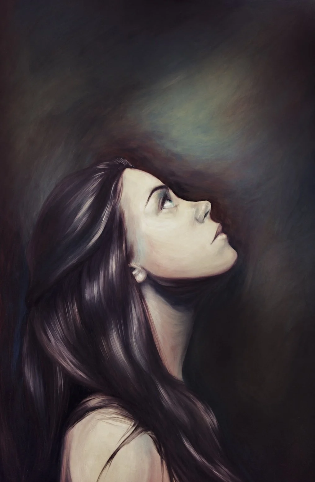 SELF-PORTRAIT, Oil on Board, 60 x 95cm, 2013
