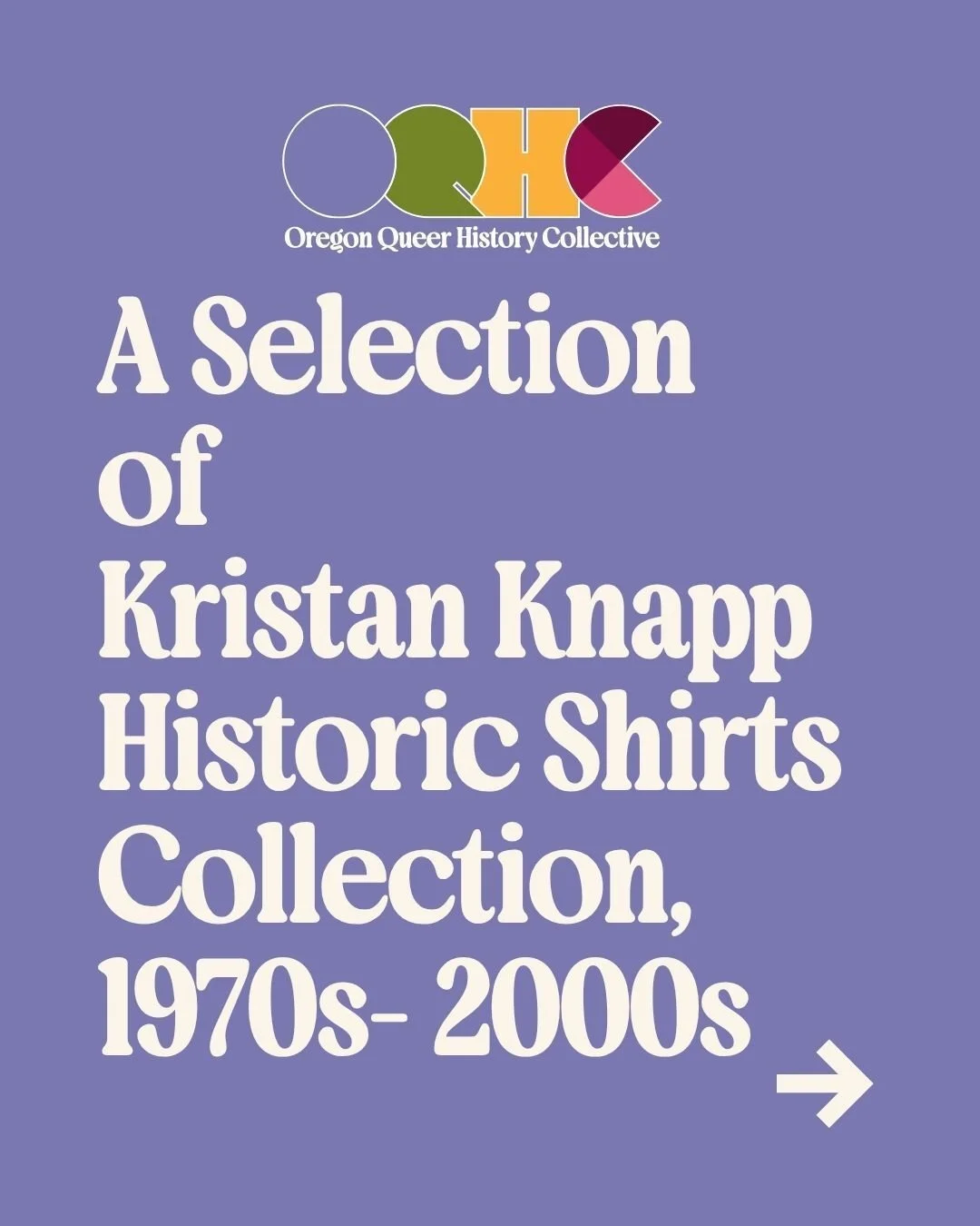 Did you see our beautiful display of historic images at our Portland Pride booth the other weekend? They are t-shirts from our Kristan Knapp Historic Shirts Collection! Swipe through to learn a bit more about some of the images we had featured. 

Als