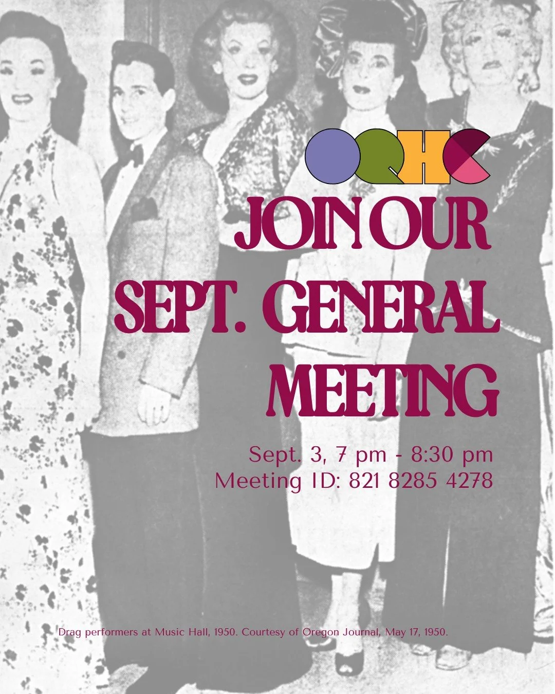 Join us next week, September 3 at 7 pm, for our September General Meeting! 

What to expect: 
1. A round of introductions and an ice breaker 
2. Announcements &amp; updates 
3. A werk session where we will discuss some projects and volunteer plans fo