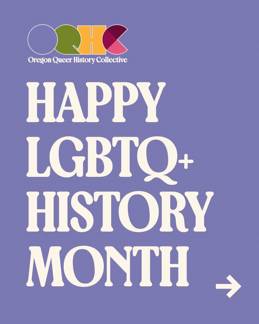 It&rsquo;s LGBTQ+ History Month! This month launched in 1994, the same year as the Collective! We&rsquo;re proud to be apart of the long, ongoing legacy of queer historians and archivists documenting, sharing, and protecting our past. 

Over the next