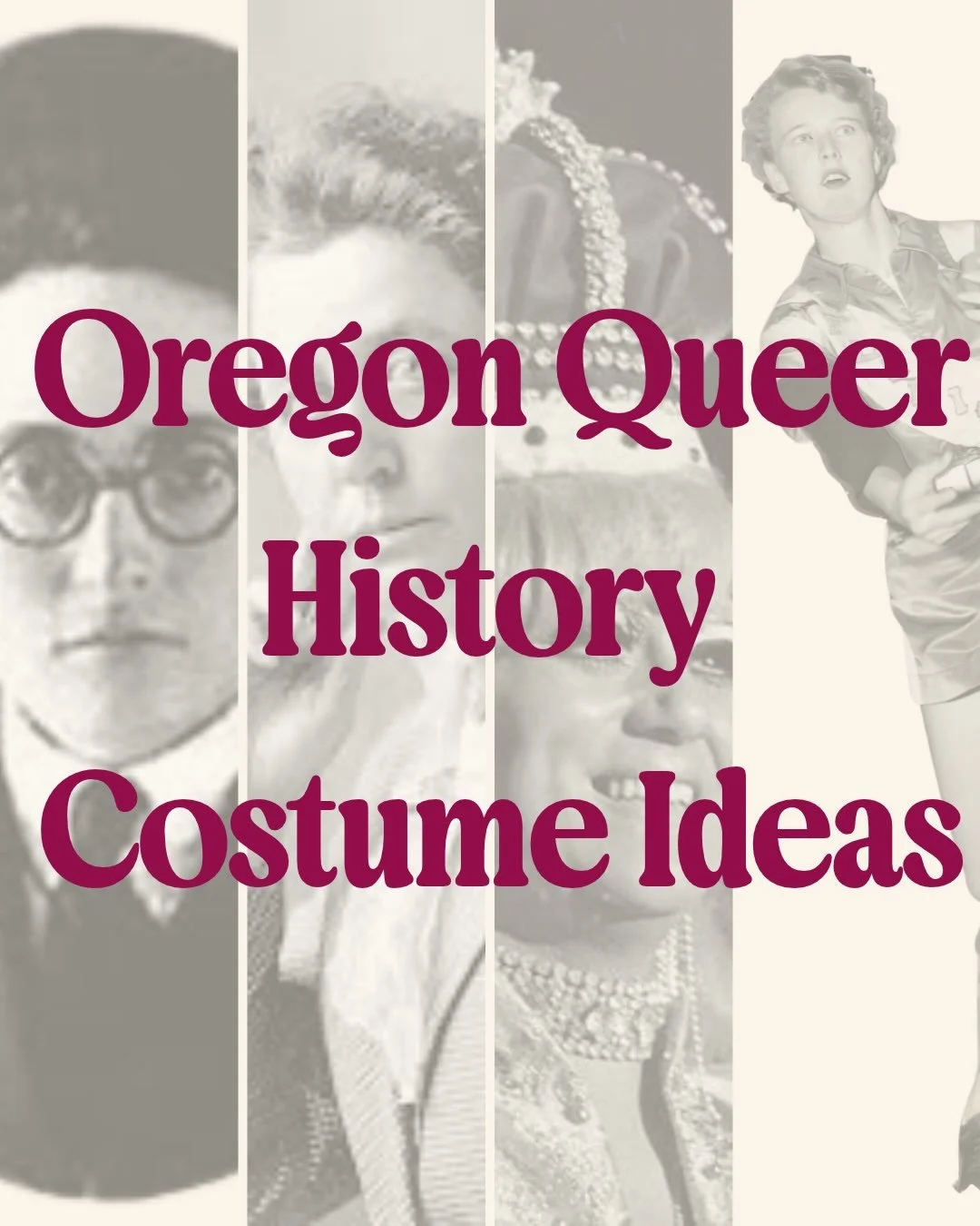 Still looking for a costume for our upcoming birthday bash/ lgbtq+ history month extravaganza happening at @slaughterspdx on the 24th from 6 pm-9 pm?? We&rsquo;ve got some historical themed ideas for you! 

You can&rsquo;t go wrong being one of our f