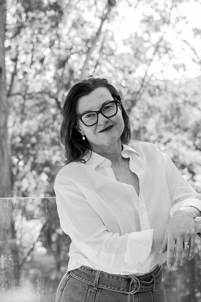 Narelle outdoors amongst gumtrees