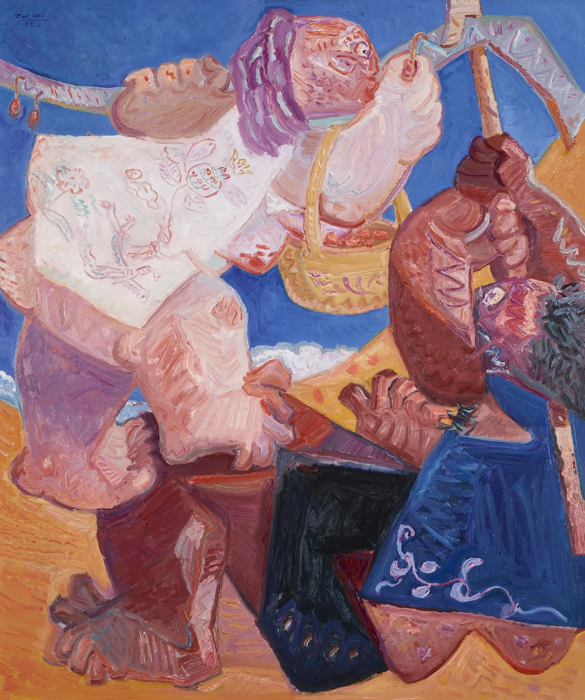 《酸棗甜》
120 x 100 公分，布面油畫，2023年